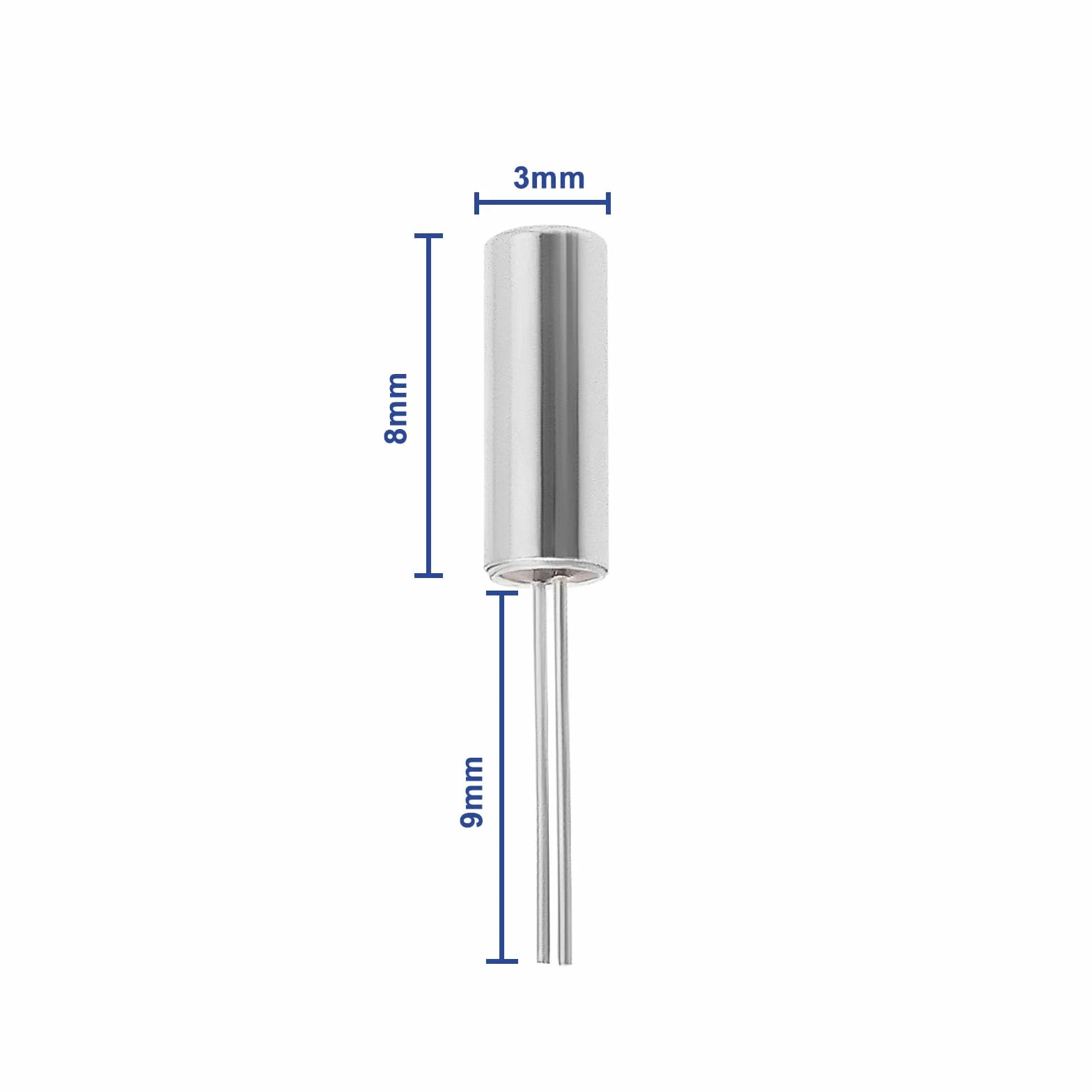 Osciladores de Cristal 32,768 KHz 3x8 mm Reemplazos de Cristal de Reloj