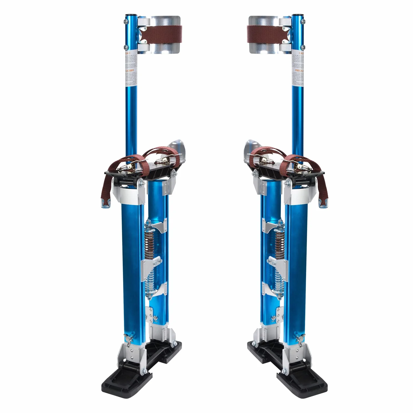 Voilamart Zancos azules de 45.7 cm-76.2 cm para paneles de yeso ajustables de aluminio para pintores, limpieza de techos