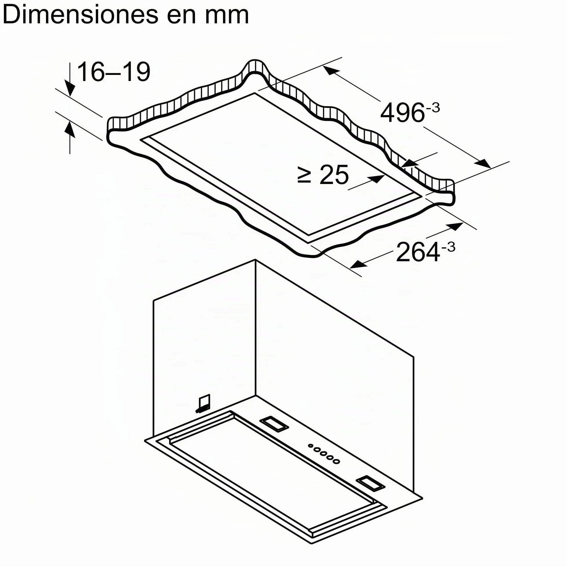 Bosch Serie 6 DLN56AC50 Grupo filtrante 52 cm Plata metalizada
