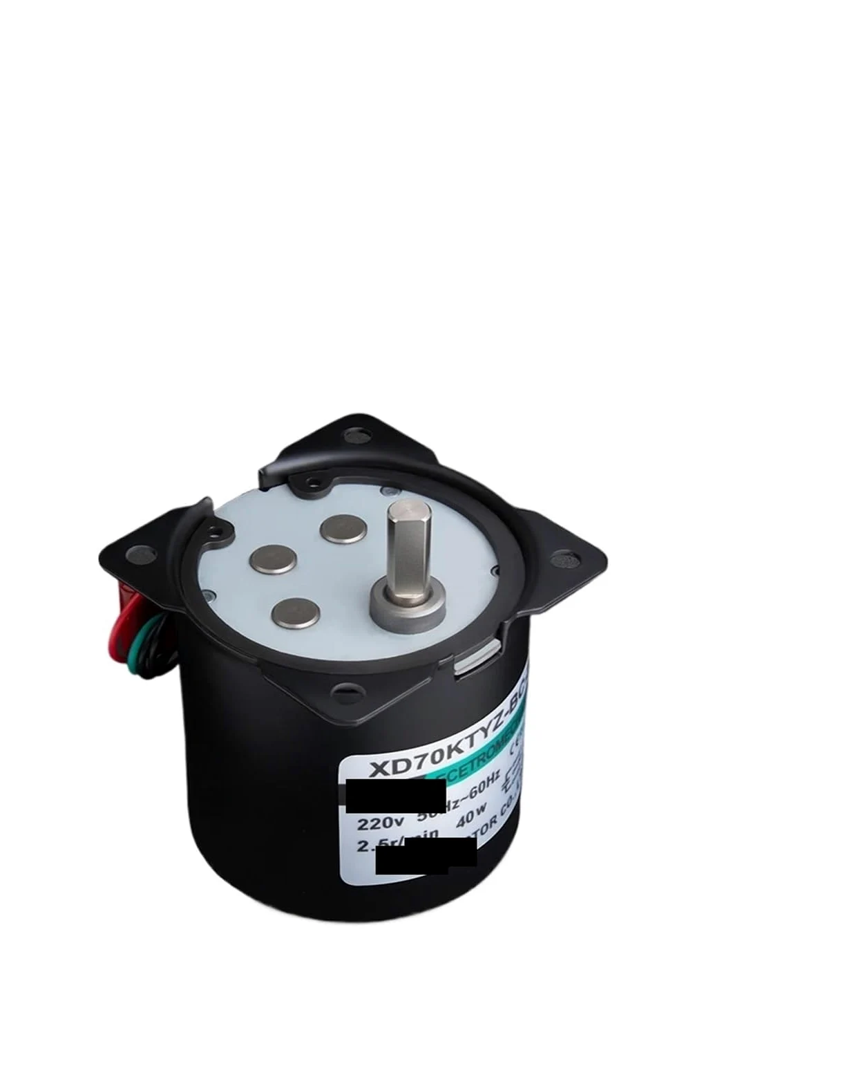 Motor síncrono 70KTYZ 220V Eje excéntrico AC de imán Permanente 40W Reductor Velocidad CW CCW(30rpm)