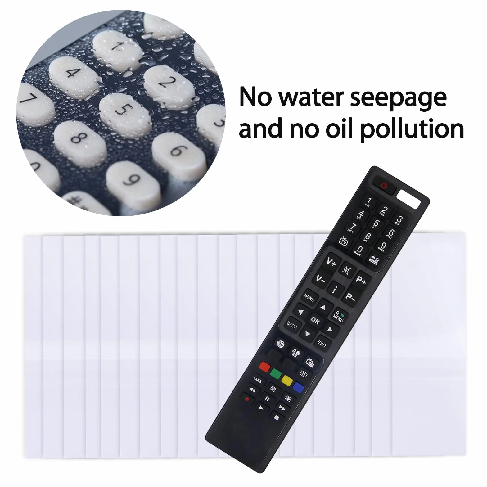Plástico Termorretráctil PVC Transparente Bolsas Retráctiles Impermeables Película Protectora (25x8cm)