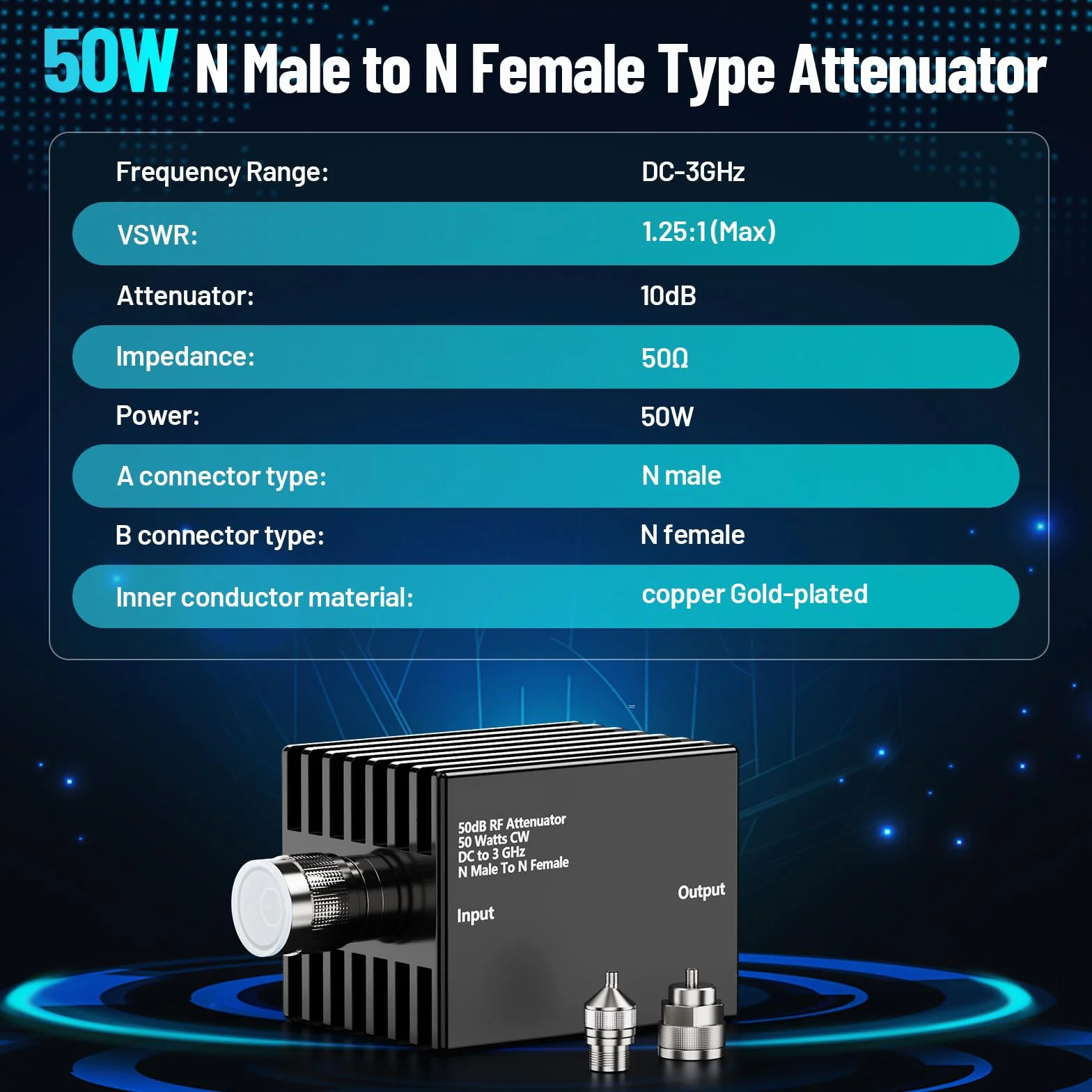 SEESII Analizador de espectro TinySA Ultra+ ZS406 con atenuador de 50 W, analizador de frecuencia de 4,0 pulgadas, 100 kHz-5,4 G Hz, generador de señal 2 en 1, 100 kHz - 800 MHz MF/VHF/HF, entrada UHF