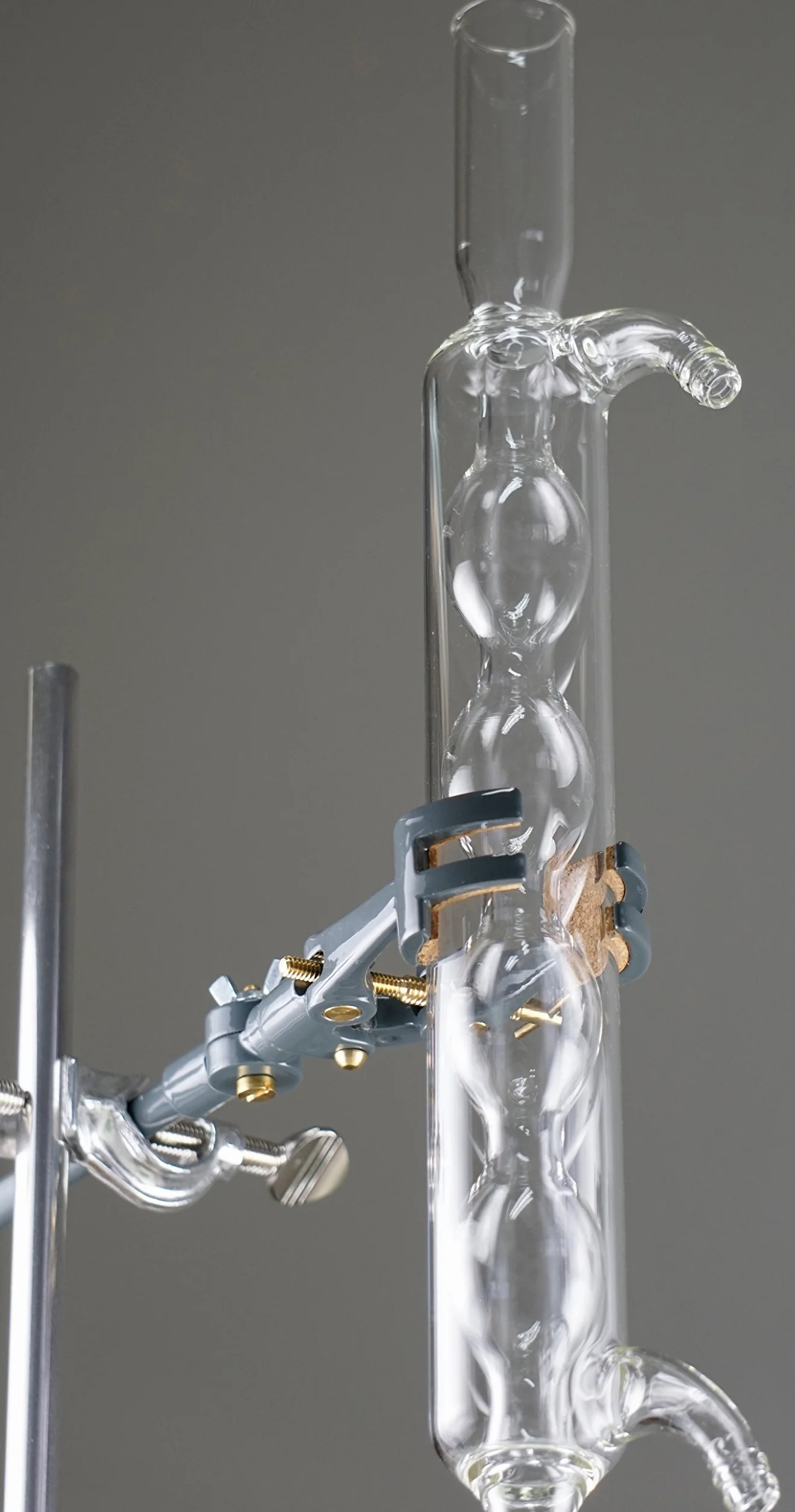 1 720 400 allihn enfriador, vidrio borosilicatado, cristal transparente