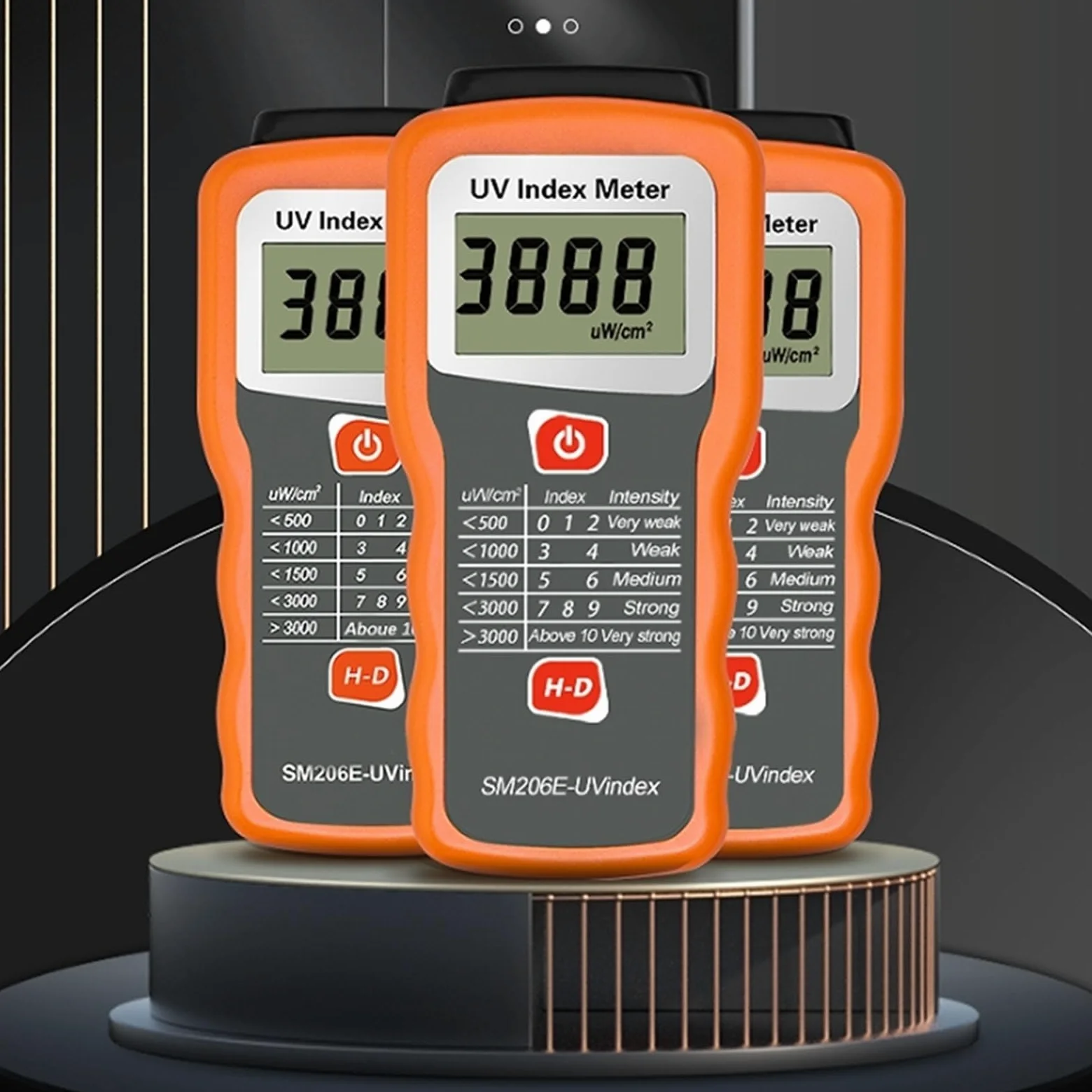 Probador digital de índice UV, medidor de índice de radiación ultravioleta UVA + UVB a la luz Solar, protector Solar, Detector de rendimiento de bloqueo de película