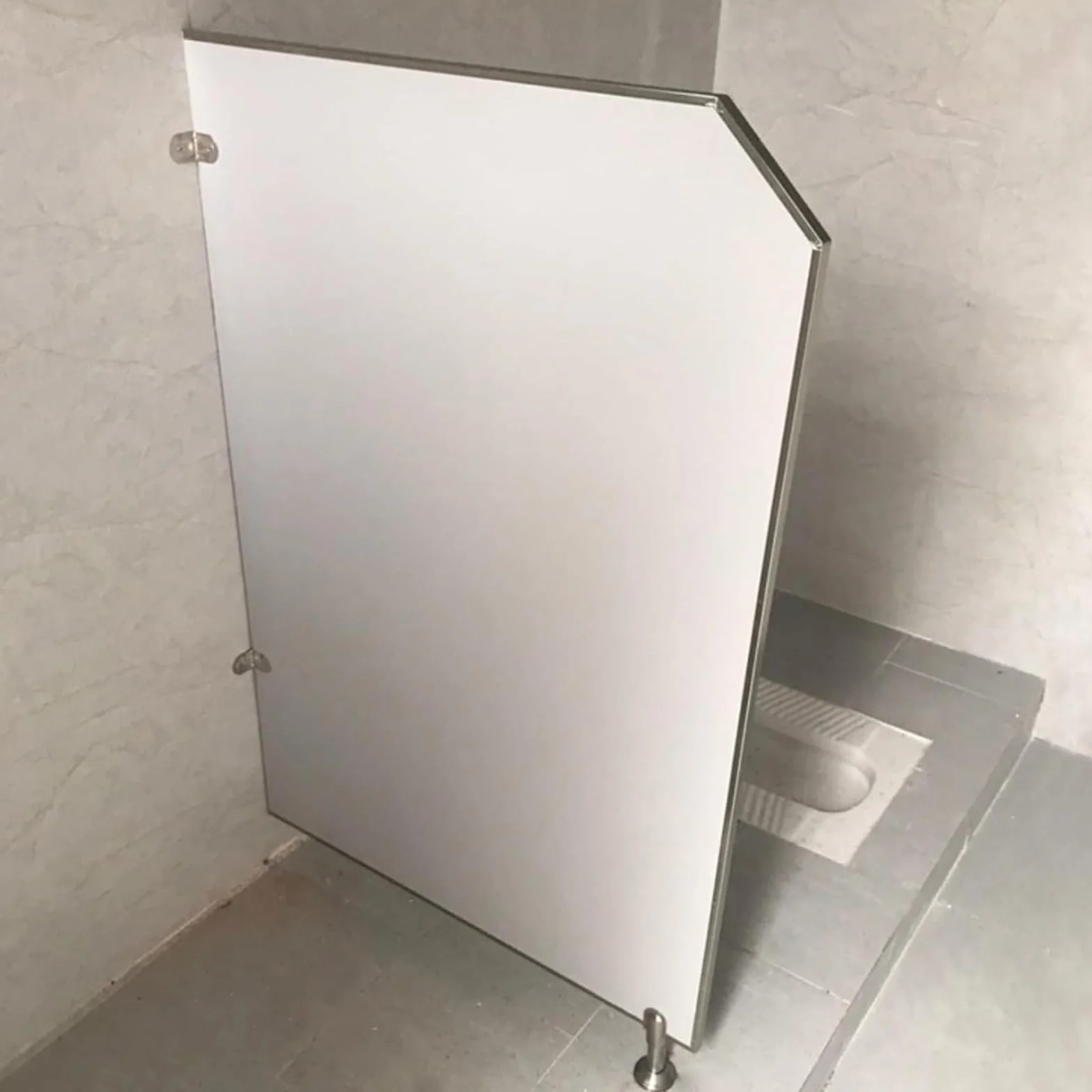 Mamparas sanitarias para urinarios de pie mampara de baño Tabique Separador De Urinario Para Paredes Partición De Inodoro Con Pantalla De Orinal Apto para escuelas y centros comerciales. ( Size : 1PCS