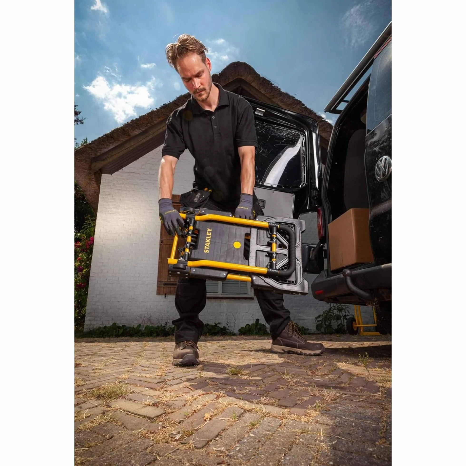 Stanley SXWTD-FT585 2-en-1 Carro y Caretilla Plegable 70kg 137kg Plástico/Acero