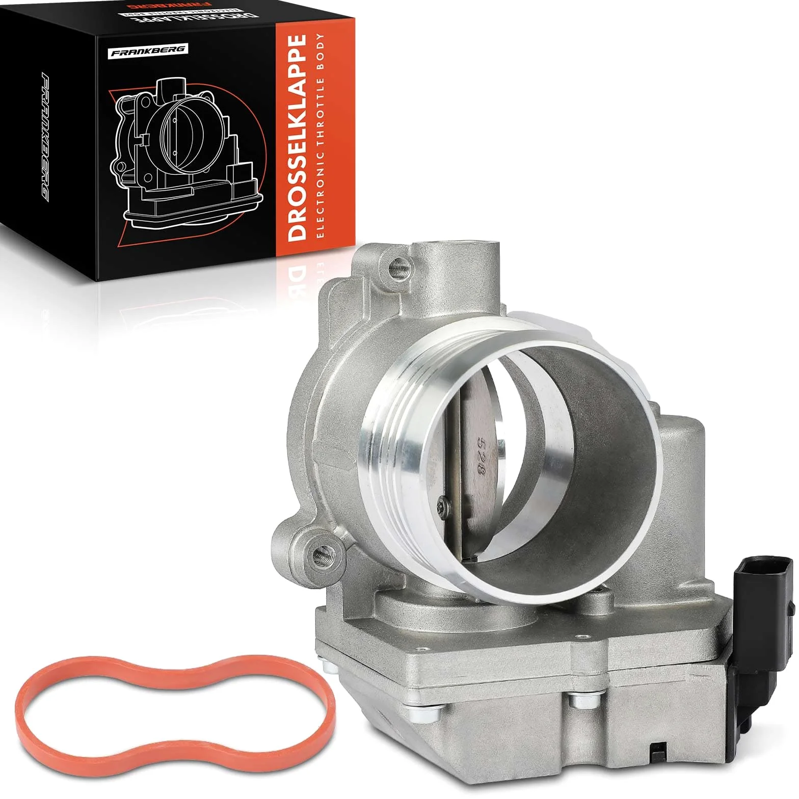Frankberg Válvula de mariposa cuerpo de mariposa 4 Polos 7V2Q9E926AB | Compatible con: Fiesta VI CB1 CCN,Focus II Turnier DA DS FFS,Focus II DA DP HCP