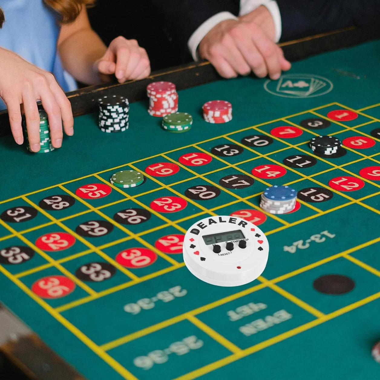 ibasenice Temporizador De Póquer Digital Compacto Cuenta Regresiva para Juegos De Mesa
