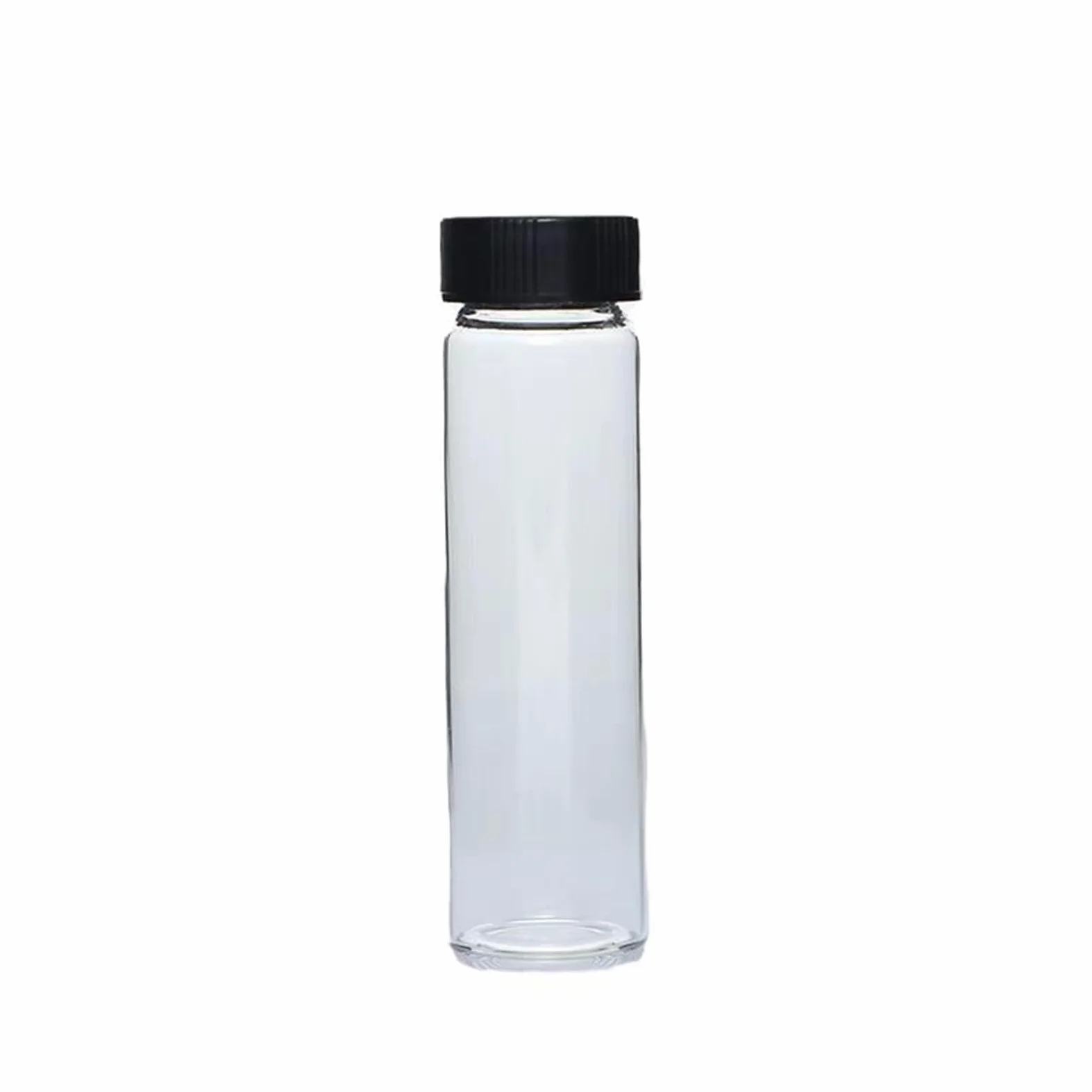 Frasco de vidrio para reactivos de laboratorio, Vial de muestra de vidrio medicinal, botella de reactivo de laboratorio transparente de 2 ml a 60 ml(3ml 100pcs)