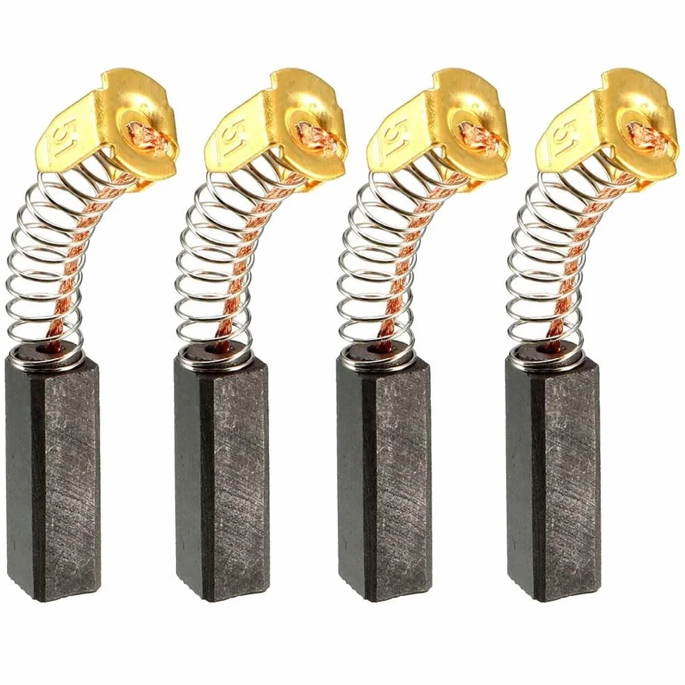 Escobillas de carbón para motores eléctricos 20x7x6 mm paquete de 4