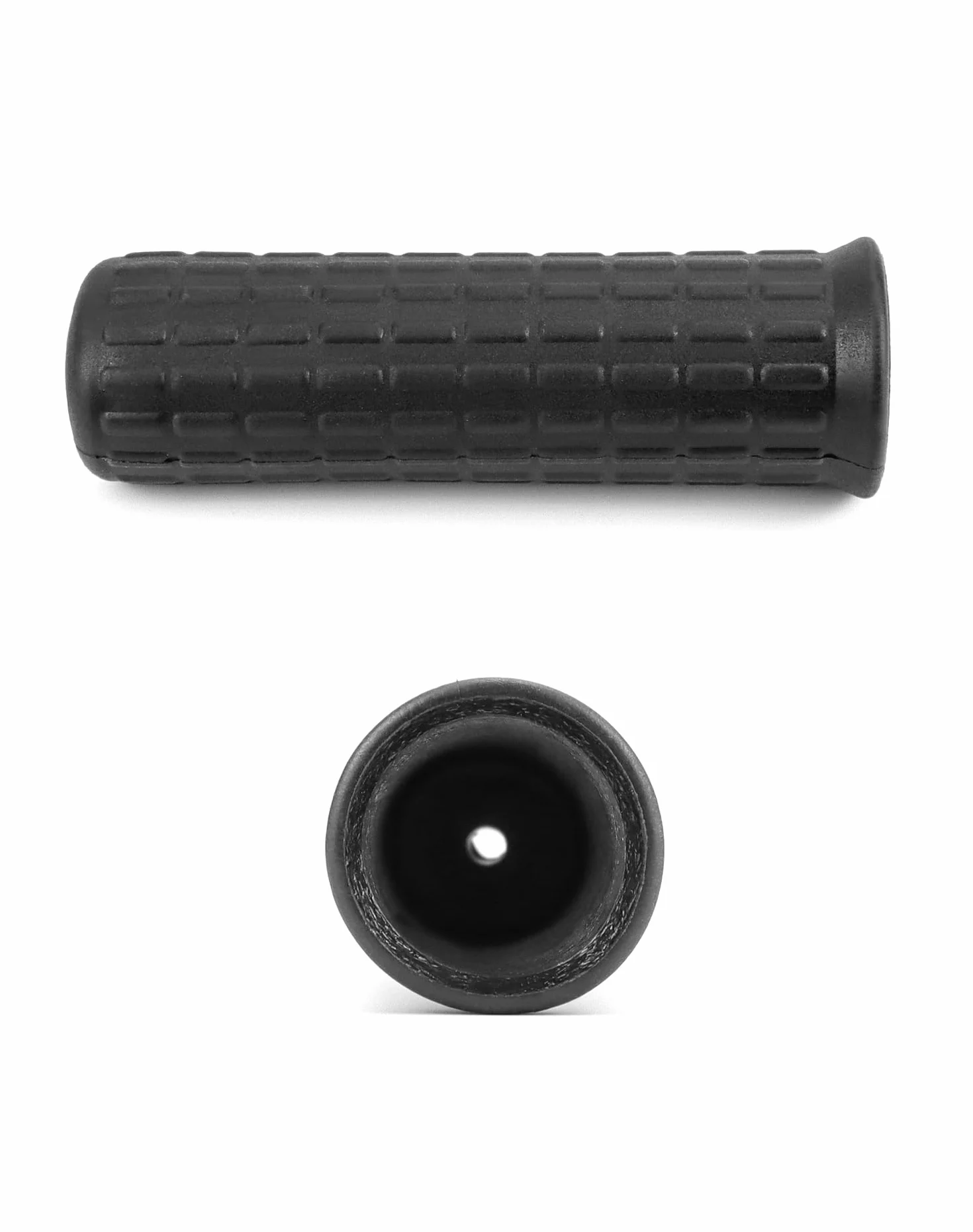 QWORK 2 manijas de Carretilla Antideslizante Diámetro Interior 32 mm Longitud 12 cm