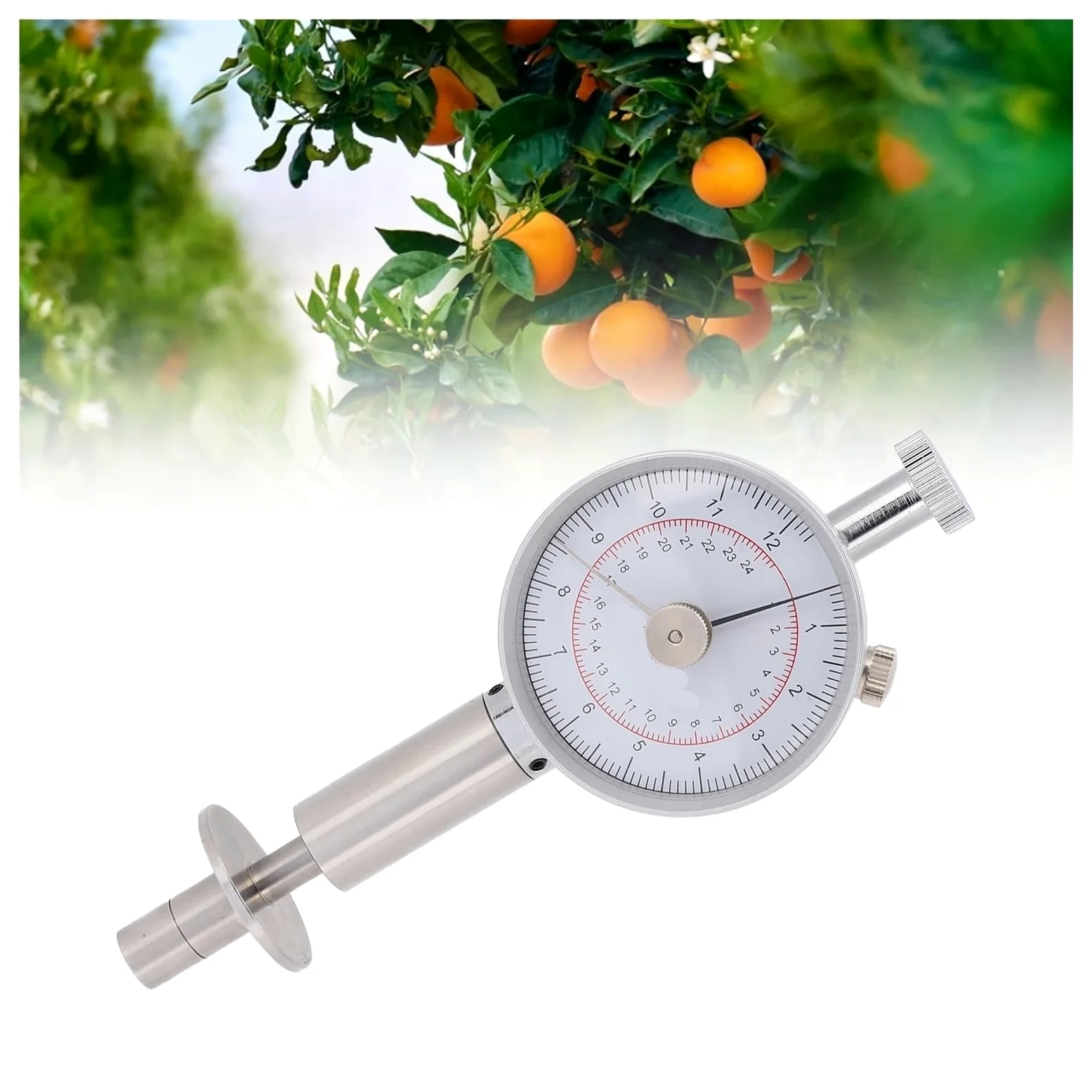 Durómetro portátil for frutas, esclerómetro, durómetro for naranjas, penetrómetro,Sonda precisa