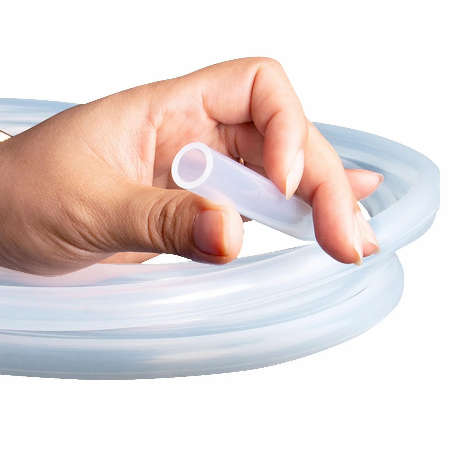 Tubo de silicona transparente OD20mm ID15mm Longitud 10 metros
