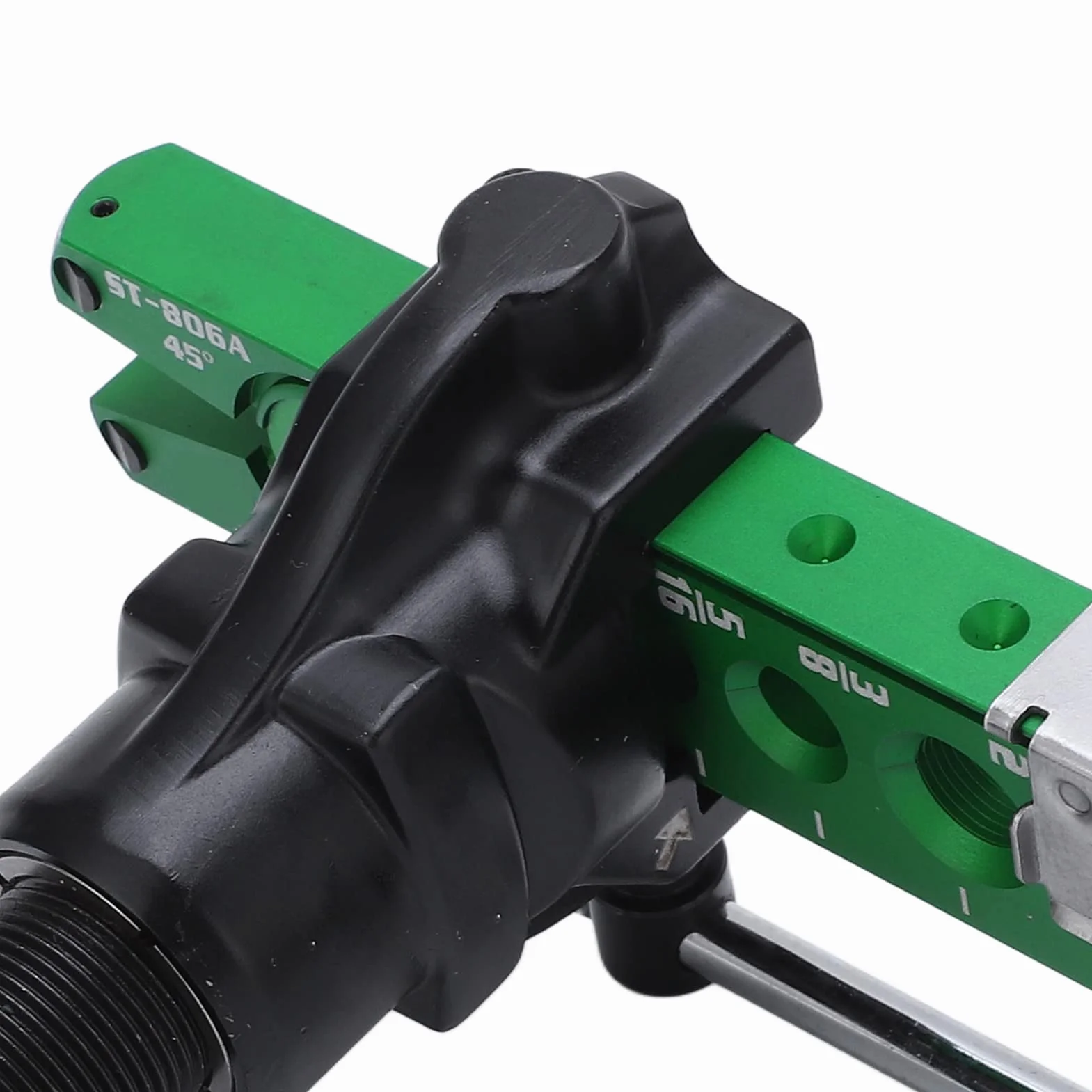 Expansor de Cono Excéntrico Universal 45 Grados 2 en 1 Herramienta de Abocardado de Tuberías de Trinquete con Función de Taladro Manual para Tuberías de Aluminio de Cobre 1/4 Pulg. 5/16 Pulg. 3/8 Pulg