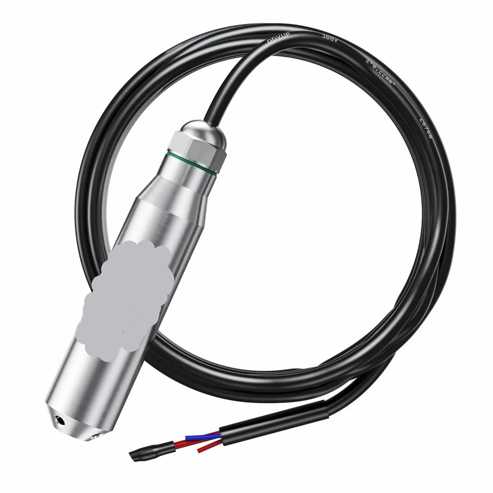 Sensor nivel de agua, Transmisor de nivel de líquido RS485, transductor hidrostático de 4-20 mA, sensor de agua de 0-10 V, 2 m, 5 m, 10 m, 15 m y 20 m(20m Range 20m Cable,0-10V output)