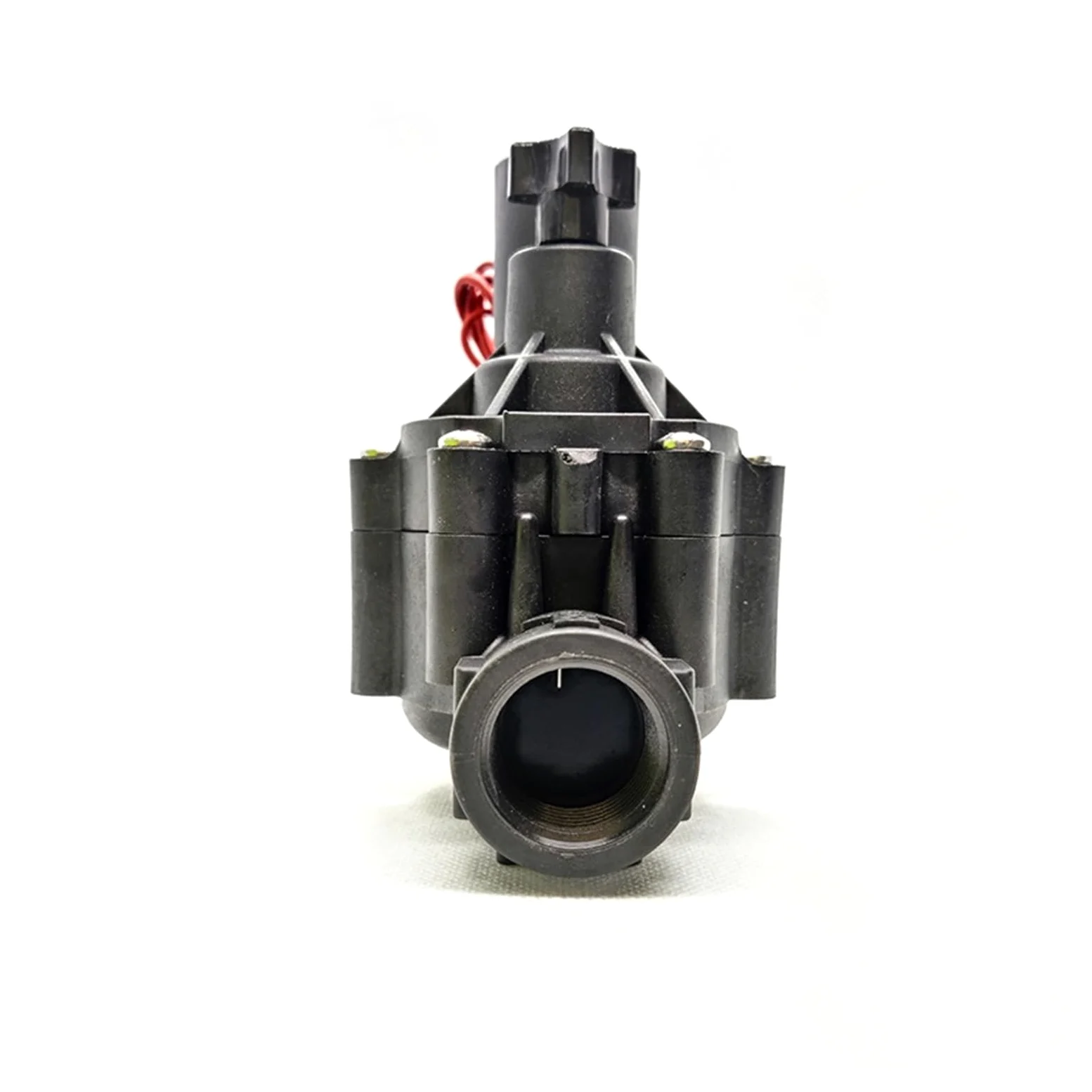 Electroválvula de riego de 3/4" y 1", normalmente cerrada, con regulación de caudal, 220 V, 110 V, 24 V y 12 V CC. Electroválvula de riego de enclavamiento.(45720,110VAC-CLOSED)