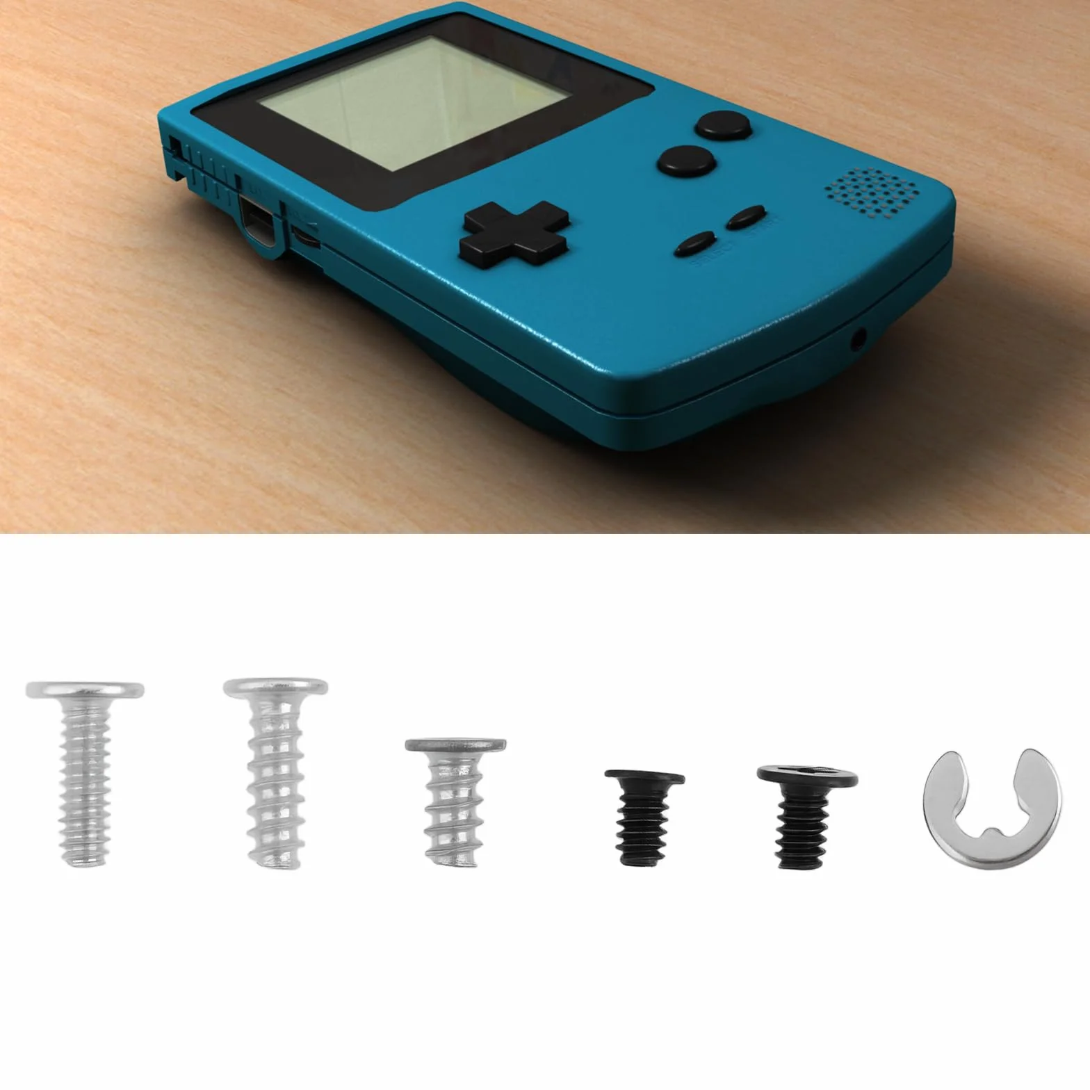 Juego de 2 Tornillos para Consola Nintendo Game Boy Micro