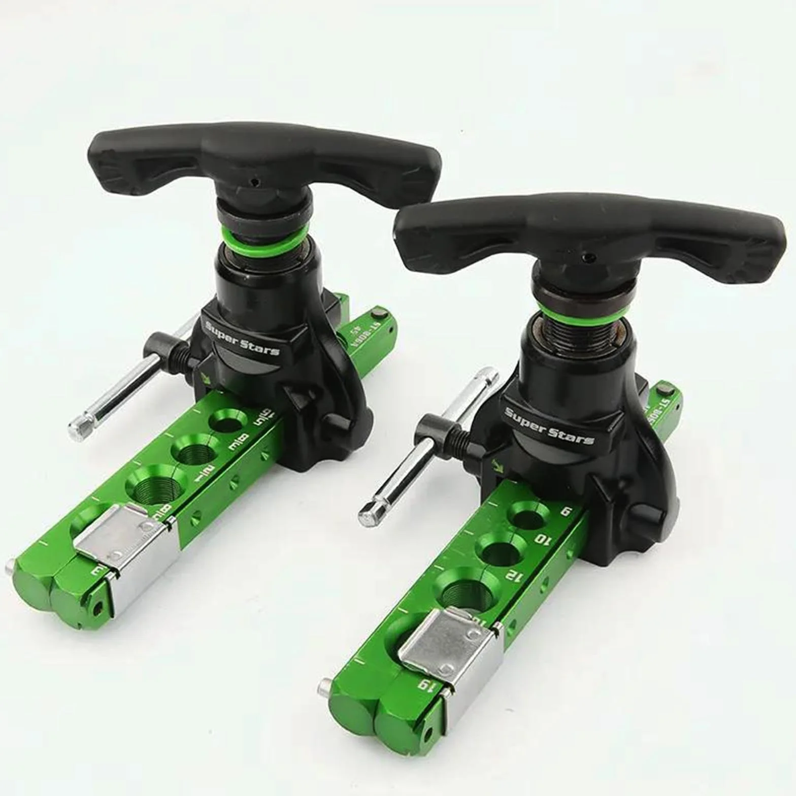 5 in 1 Kit Abocardador Tubos para Aire Acondicionado,adecuado para abocardador de tubos de cobre de 1/4”-3/4”y 6-19 mm,abocardador de tubo único 45°,con cortatubos y herramienta de desbarbado