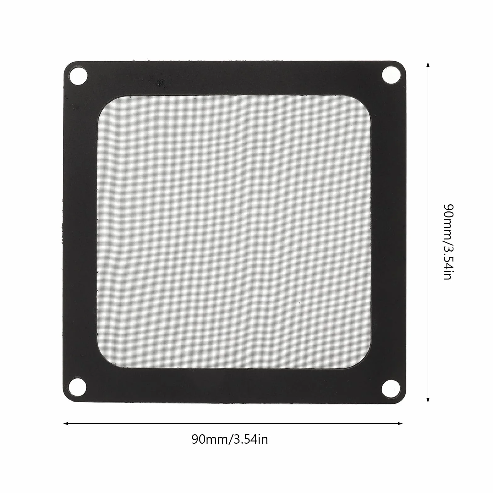 Elprico Filtro de Malla Antipolvo Magnético para PC 90x90mm