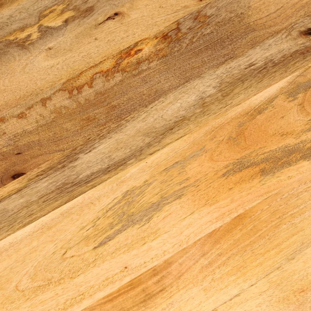 vidaXL Tablero de Mesa Redondo Madera Maciza de Mango Ø 80x2,5 cm, 370066