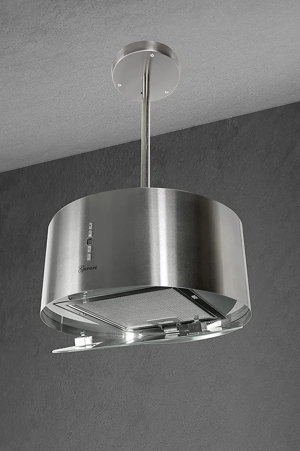 Campana extractora isla 50cm 860 m³/h acero inoxidable GURARI 237 50 IS