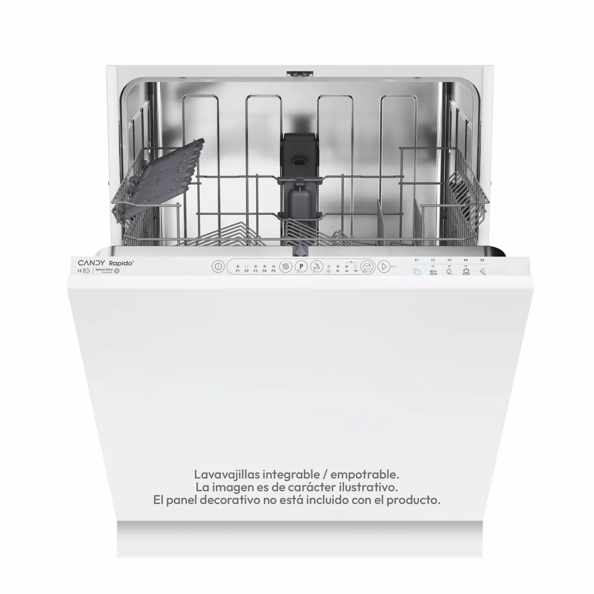 Candy CI 3E53E0W Lavavajillas Integrable 60 cm 13 Servicios 53 dBA Motor Inverter