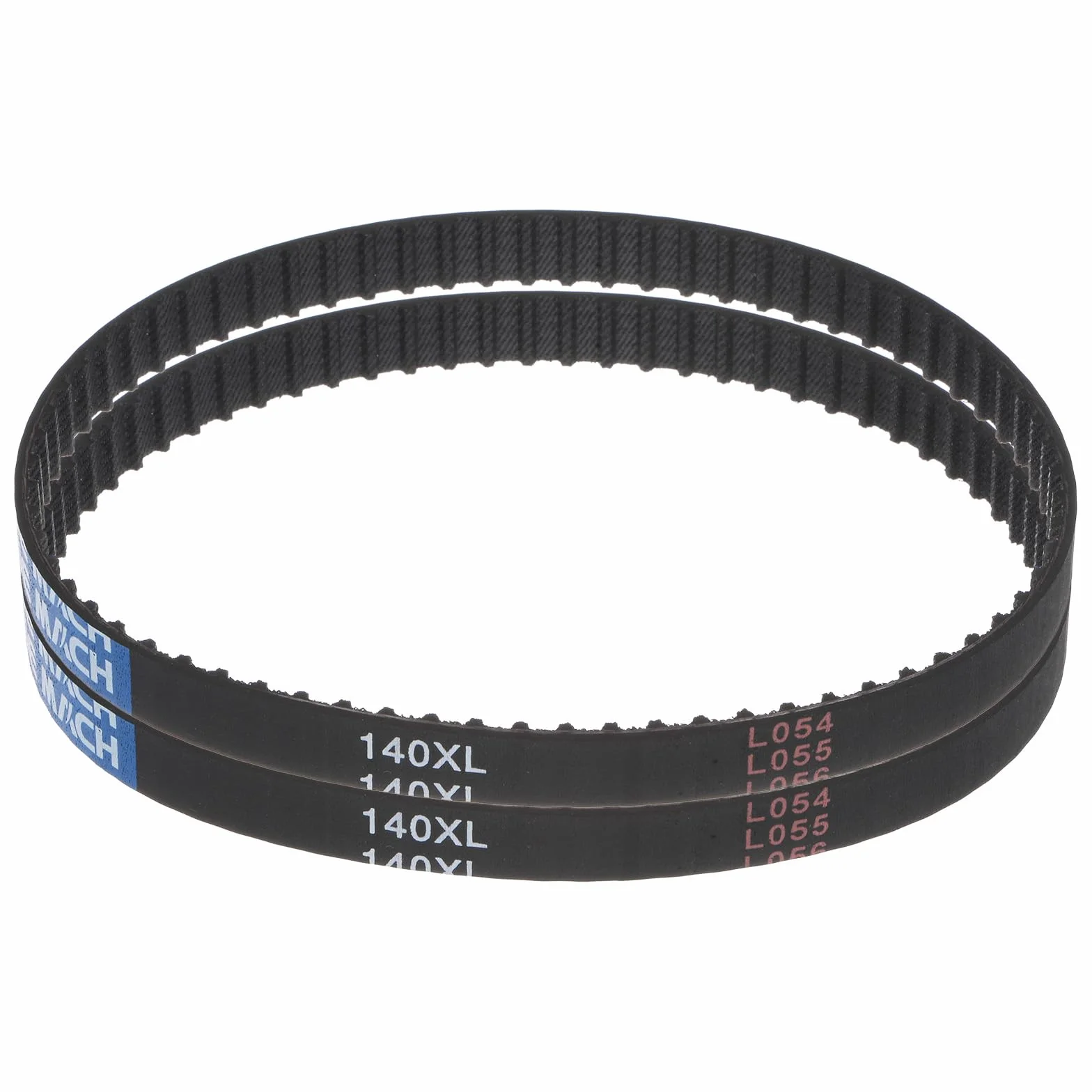 sourcing map 2Pcs 140XL 037 Correa de Distribución 70 Dientes Goma 0,37" Ancho Paso 0,20" Repuesto