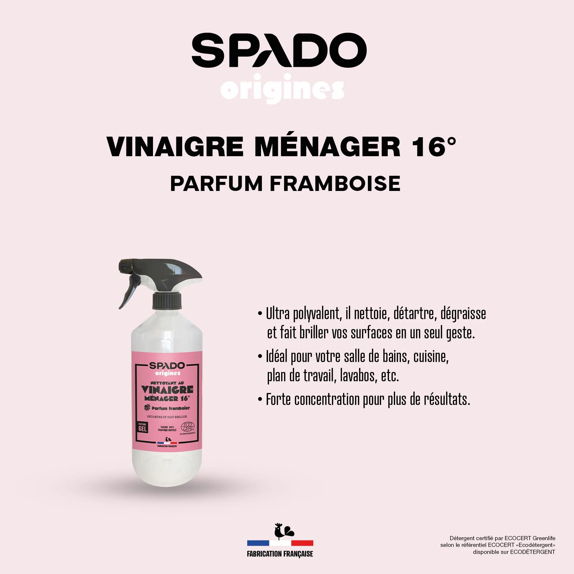 GLOSS – Vinagre blanco Gel Frambuesa 750 ml
