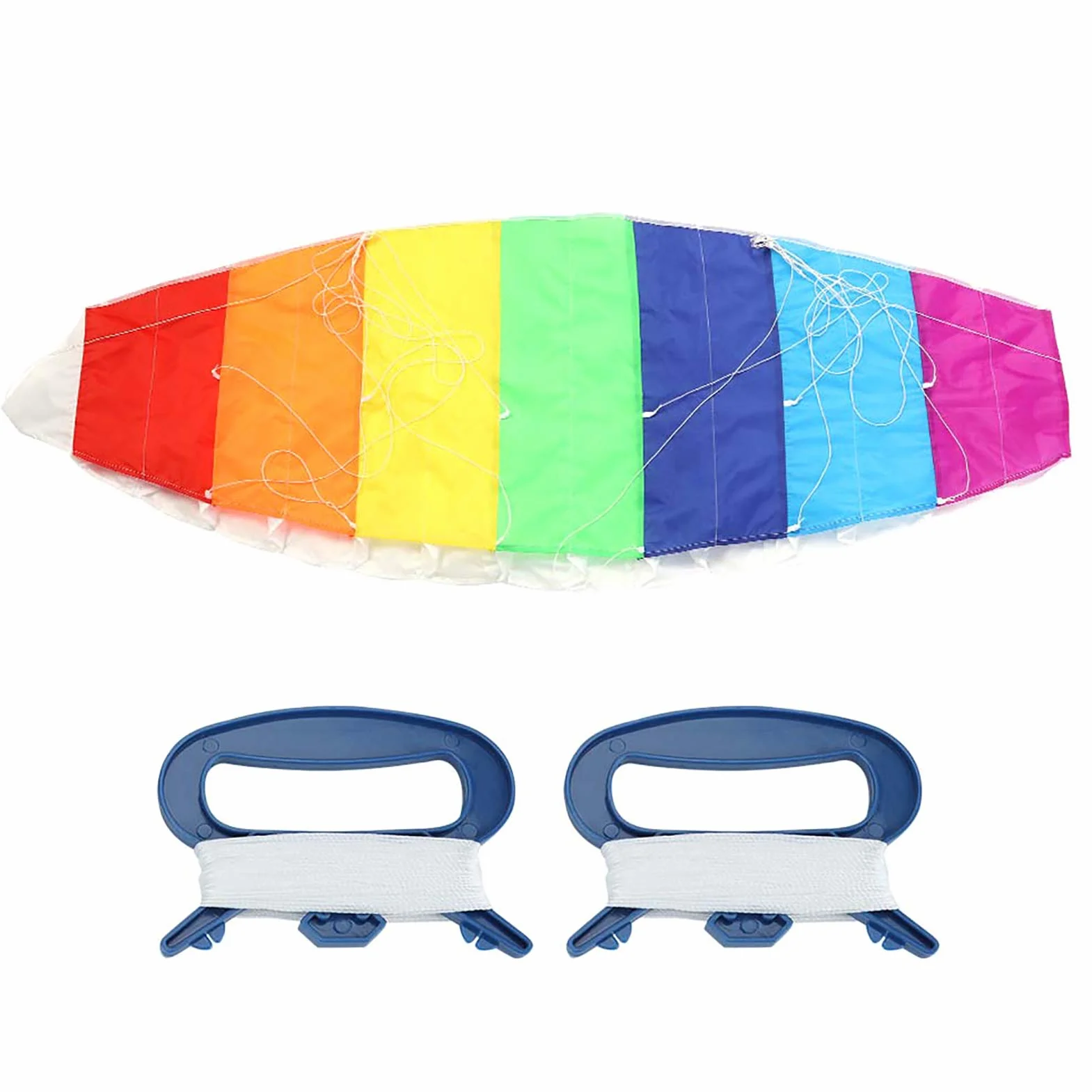 Rainbow Dual Line Professional Stunt Power Kite, Cometa Deportiva con Líneas Dobles de 30 M