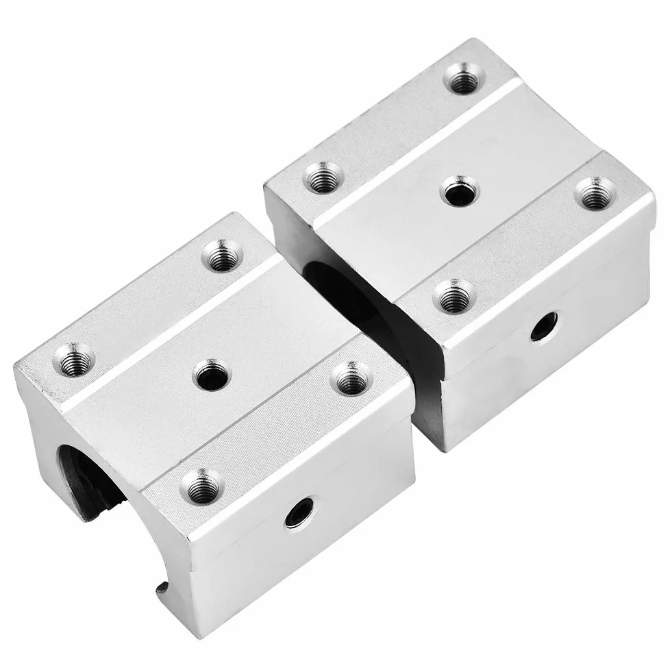 Dioche SBR16UU 16mm Bloque Deslizamiento Lineal Aluminio CNC
