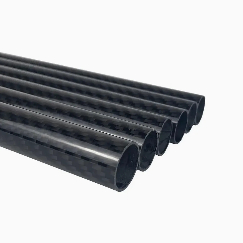 Tubo de Fibra de Carbono Tubos de Fibra de Carbono completos(7x5x500mm)