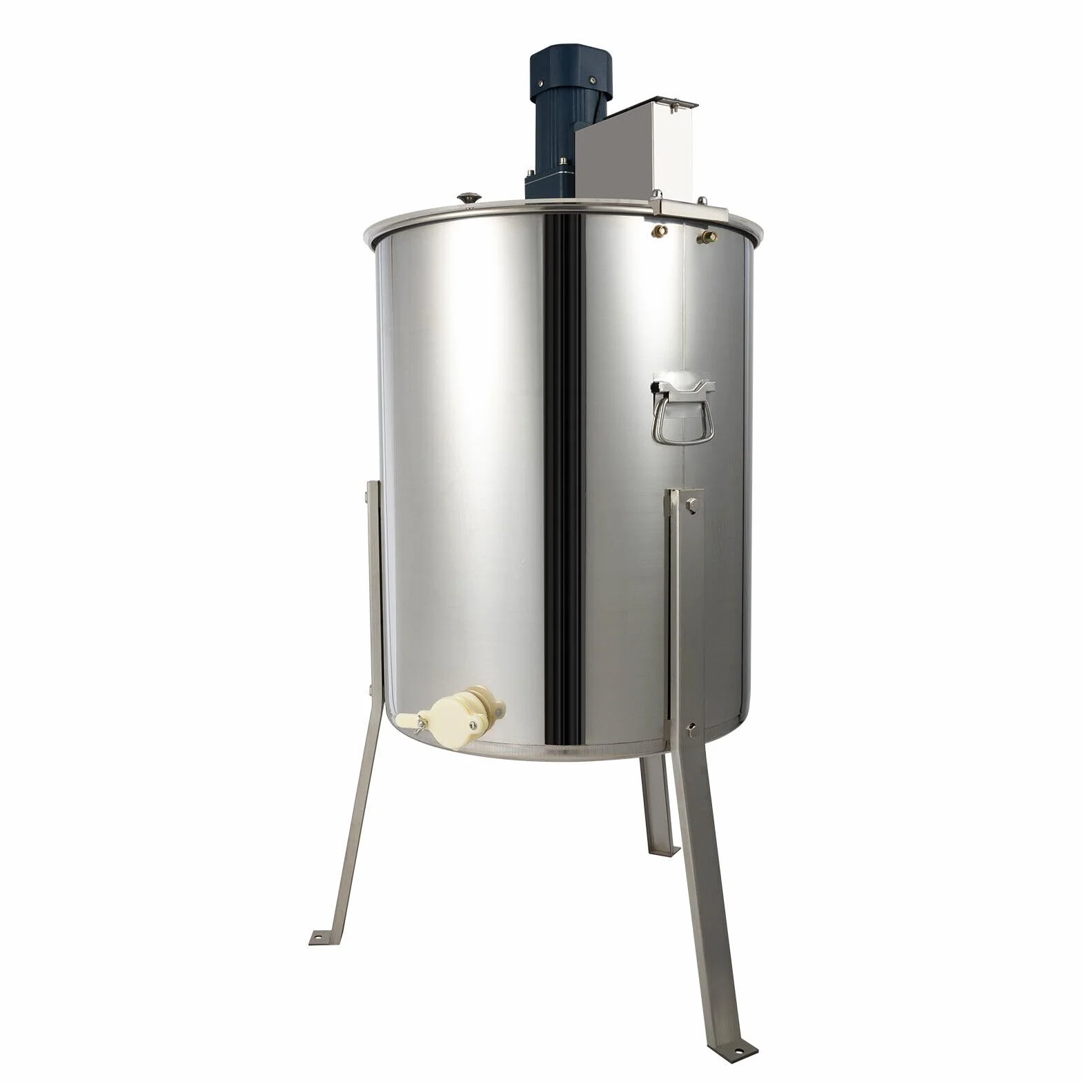 Centrifugadora eléctrica de miel, 4 marcos, 4 panales, acero inoxidable, 120 W, 220 V, máquina eléctrica para cosechar miel, extractor de miel para apiario