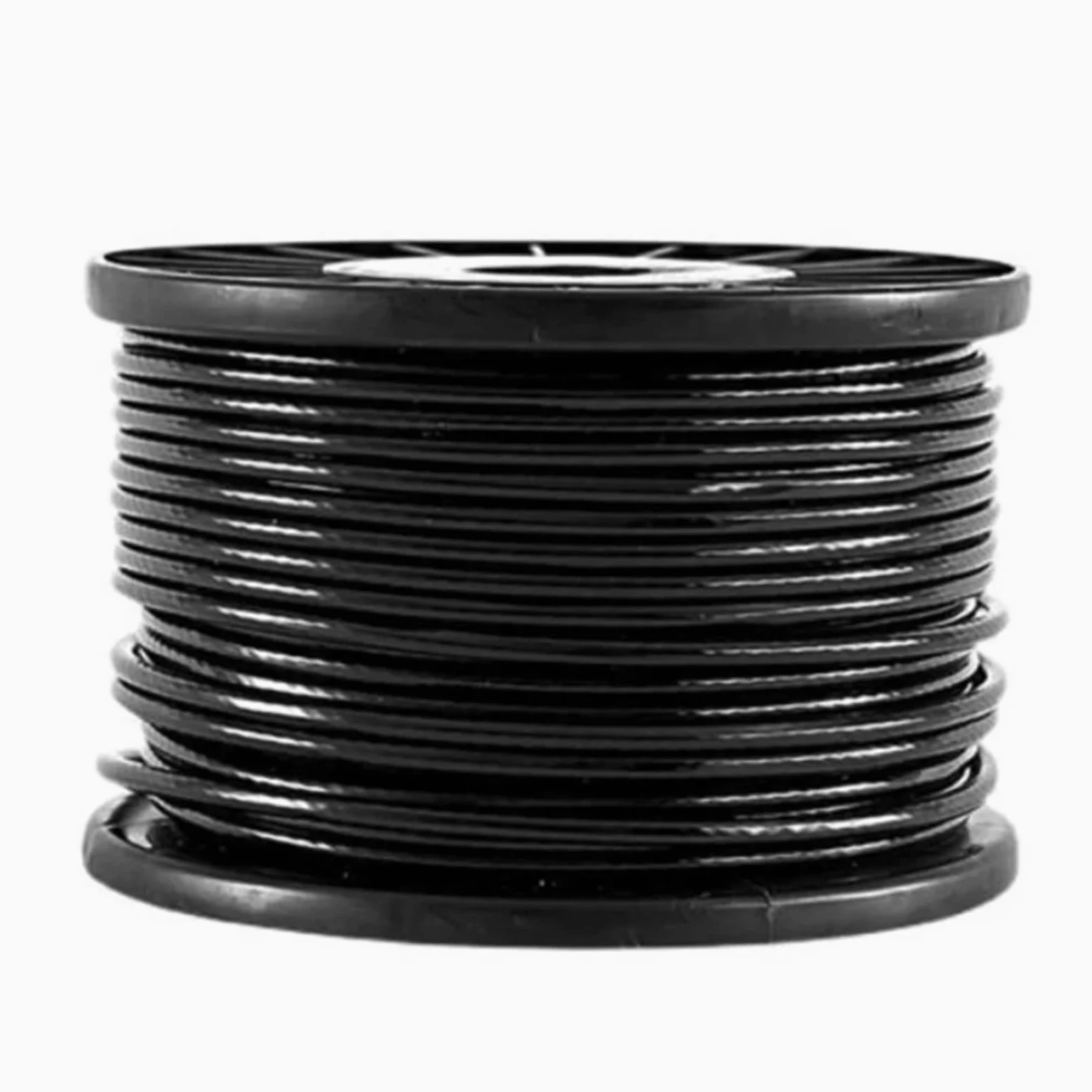 Alambre De Acero Plastificado Cable de acero inoxidable 304 recubierto PVC negro, cable flexible blando