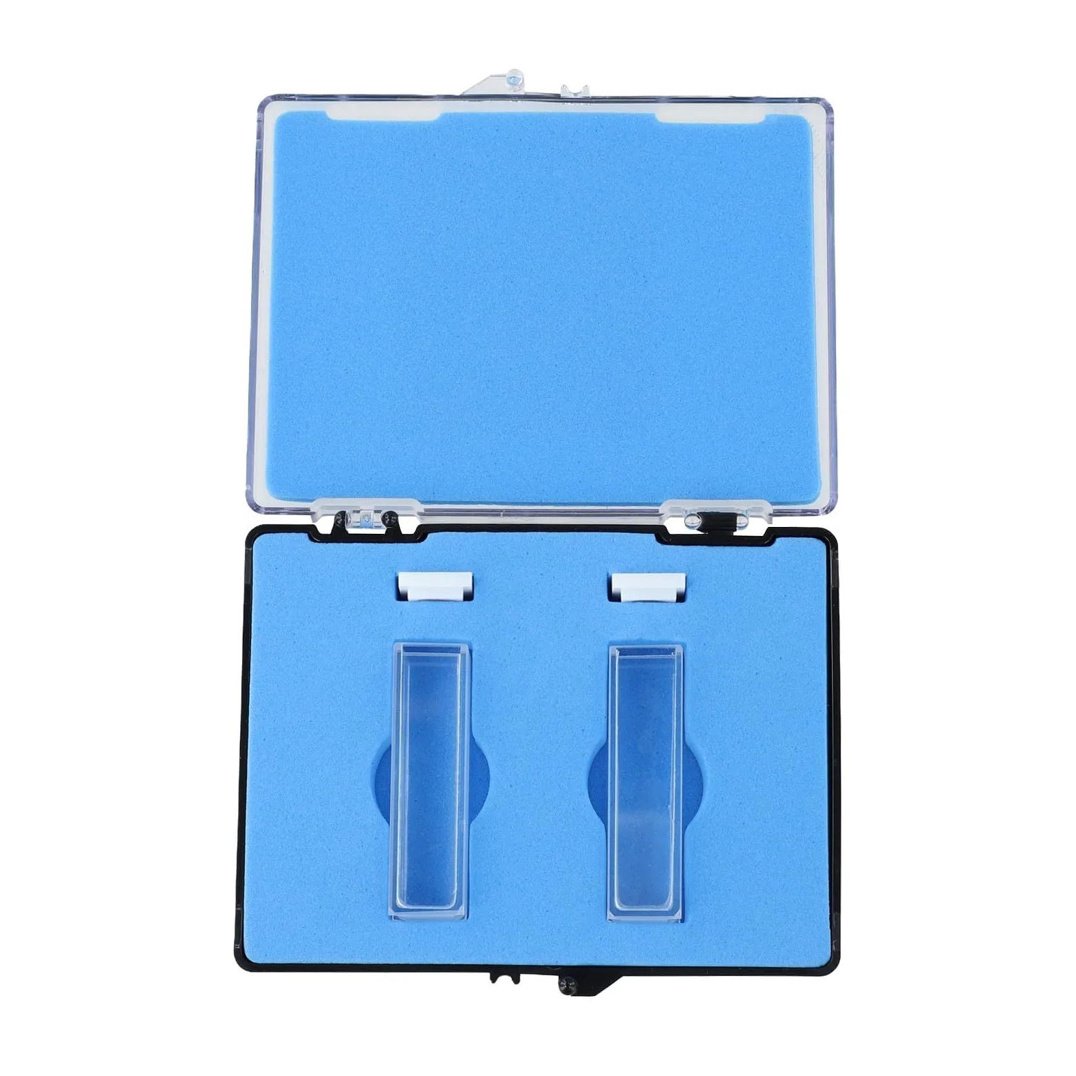 Espectrofotómetro de cuarzo, 2 piezas de 10 mm cristal cuarzo for espectrofotómetro 751722, soluciones neutras, resistentes al calor