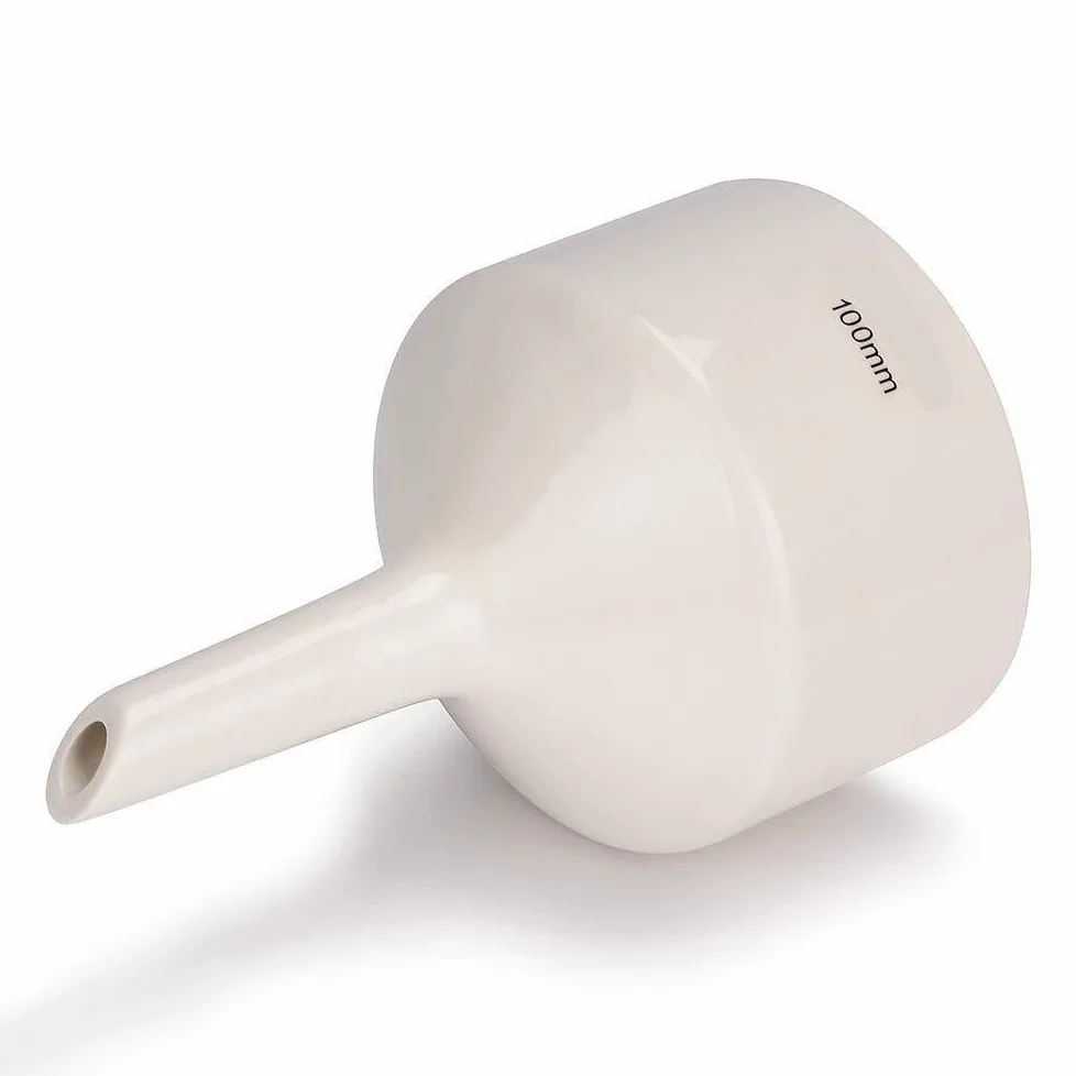 Embudo Büchner de Porcelana 150 mm - Resistente a Ácidos para Filtración al Vacío de Laboratorio(200 mm)