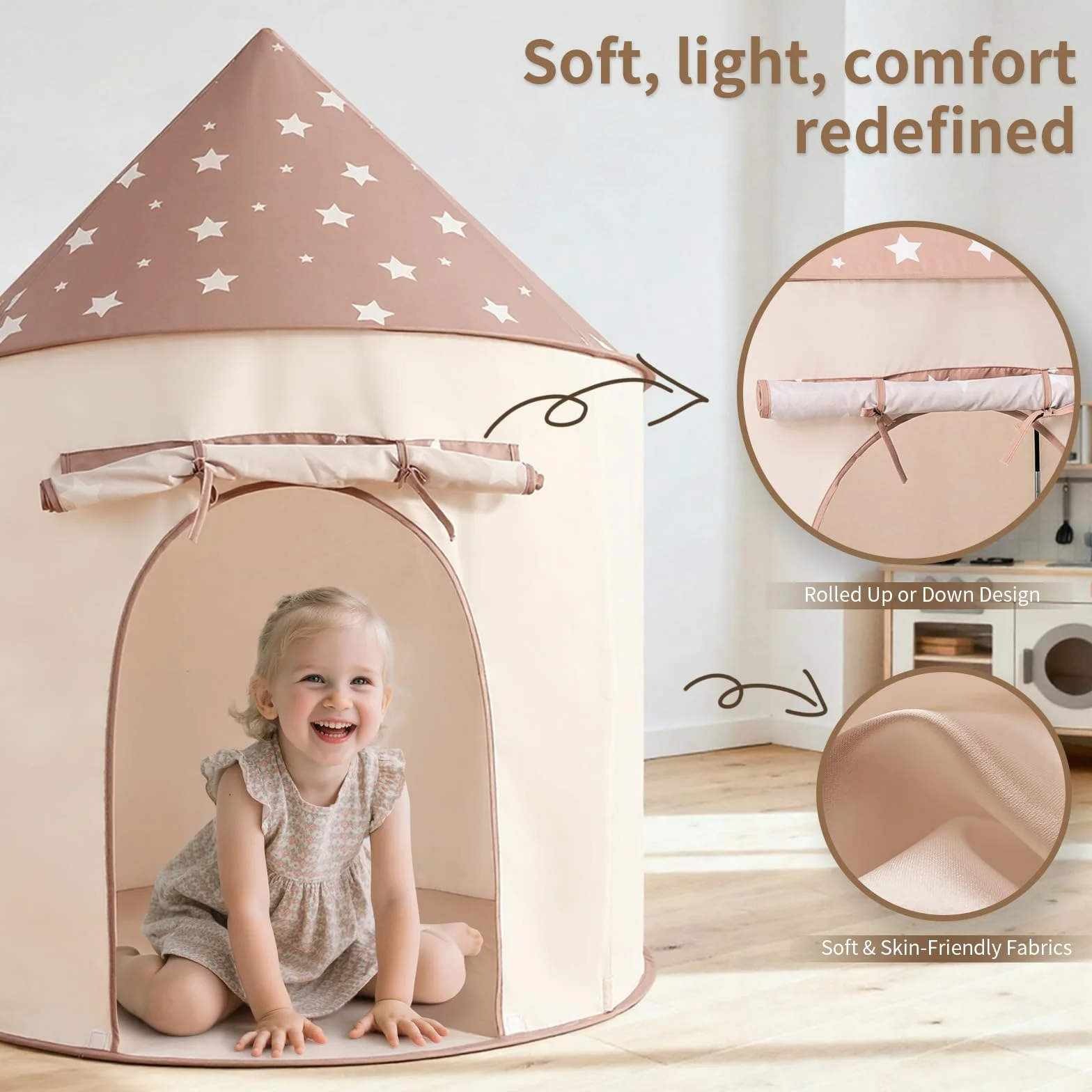 Sumbababy Tienda de Campaña Infantil 3-en-1 Pop-up Túnel de Juego Piscina de Bolas Bebé