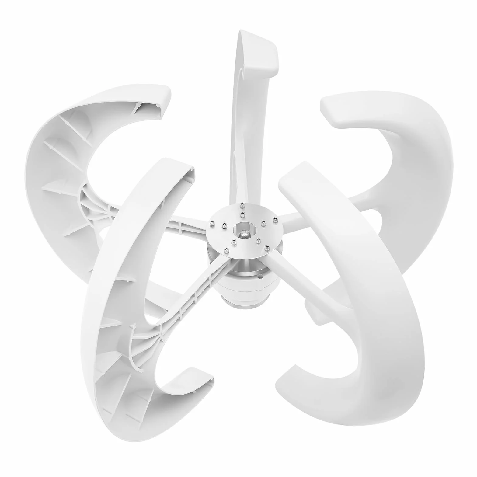 SHZICMY Generador de viento, 600 W, 24 V, turbina eólica, farol vertical, controlador de turbina de viento, turbina de viento con 5 aspas