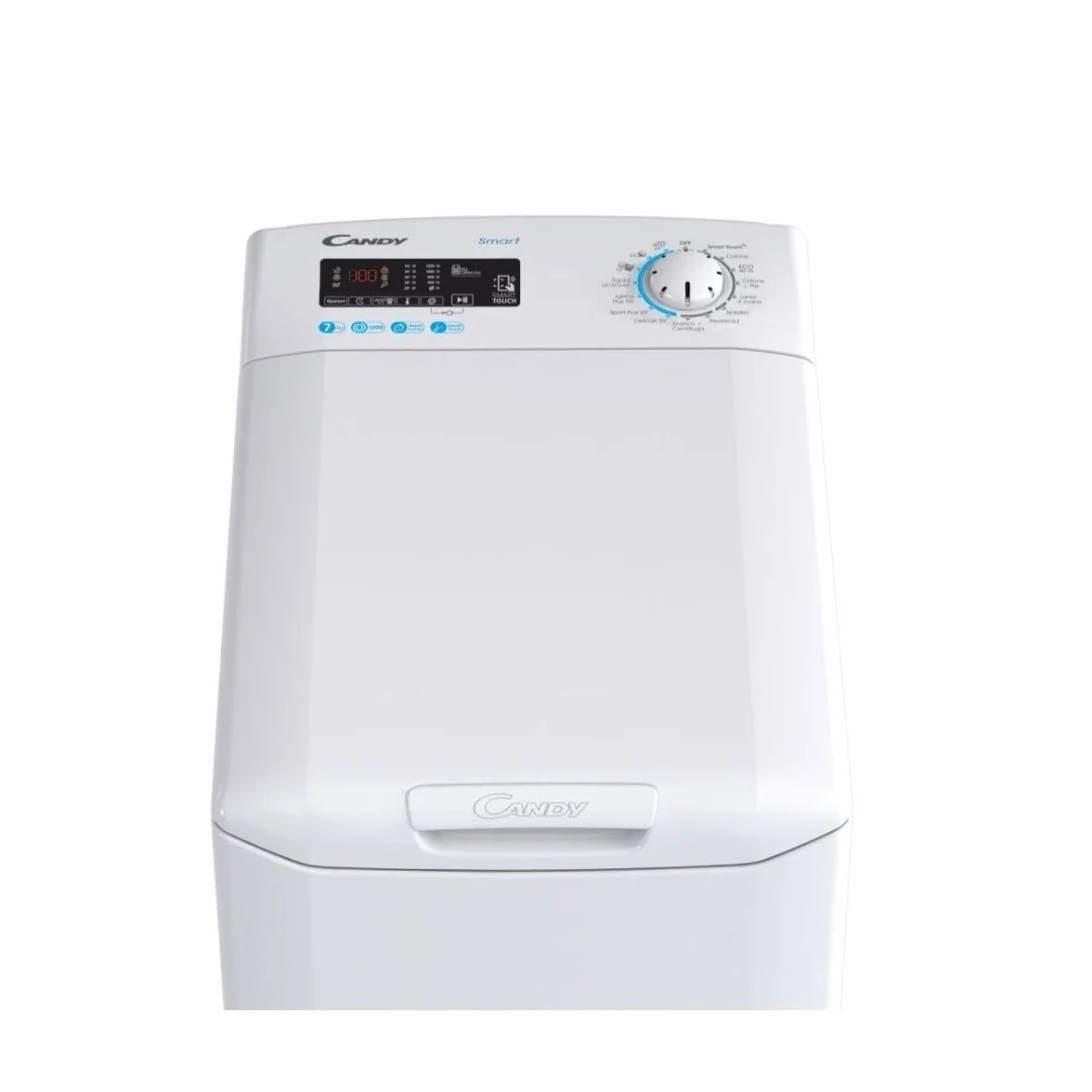 Candy Smart CSTG 27T2-11 Lavatrice Caricamento dall'alto 7 kg 1200 Giri/min Bianco