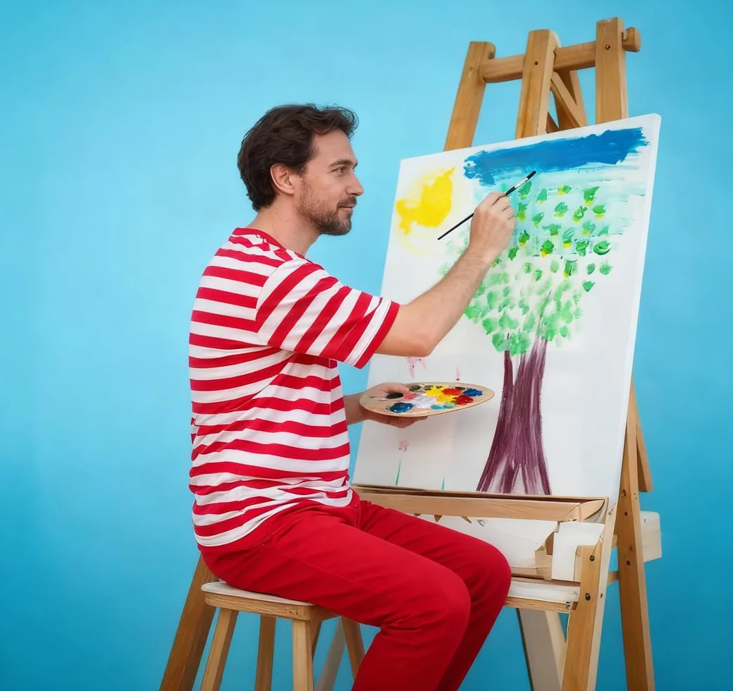 Harxin 30 Piezas Cepillos de Pintura de Esponja Herramientas de Dibujo para Artes DIY