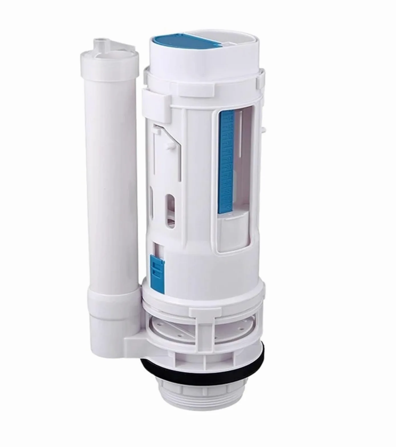 Válvula de descarga for tanque de agua de inodoro conectado, 2 piezas de reparación de botón de drenaje de entrada de cisterna de inodoro, accesorios for tanque de salida(29cm)