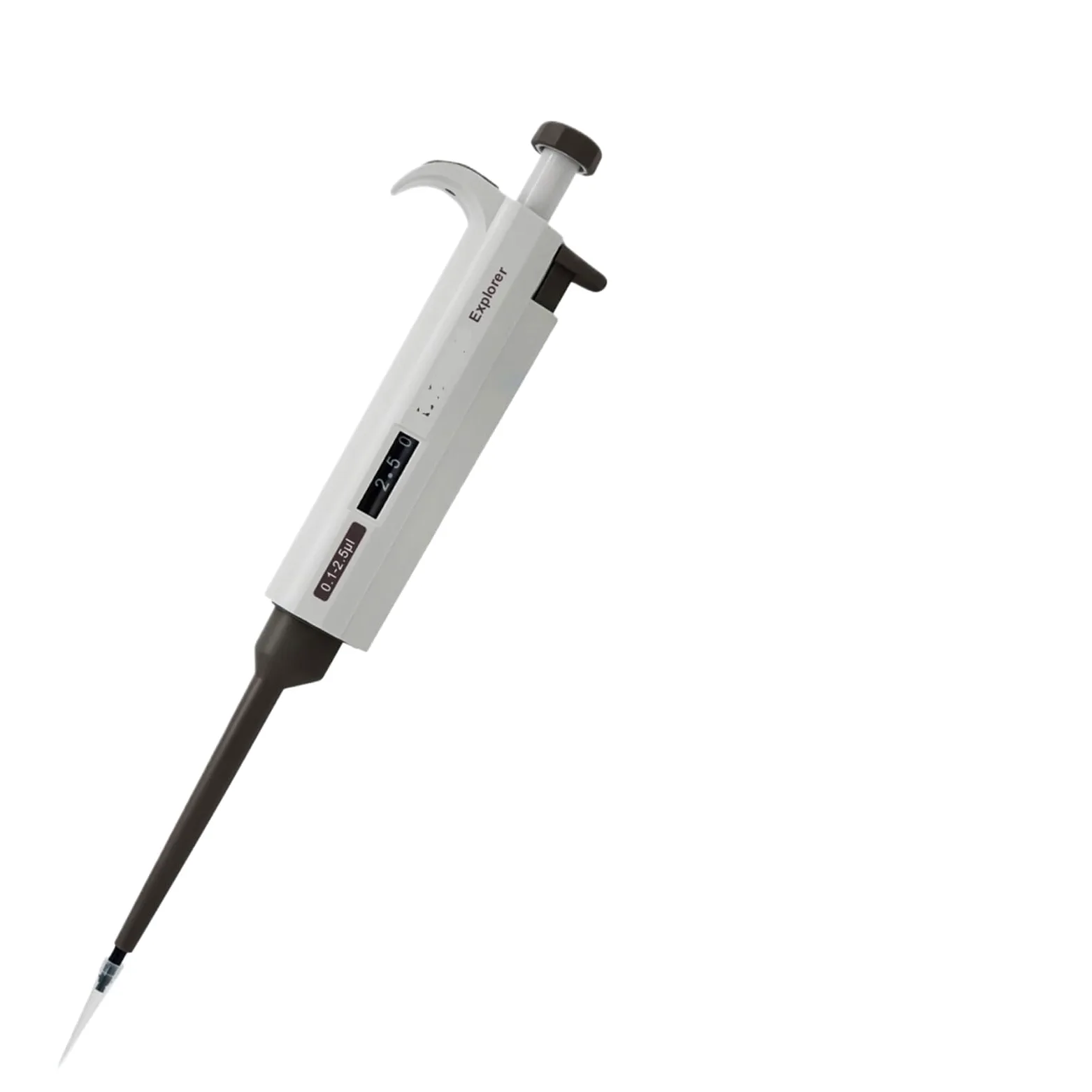 Pipeta de laboratorio ajustable un solo canal, micropipeta digital, pipeta volumen variable alta precisión, equipo(20-200ul)