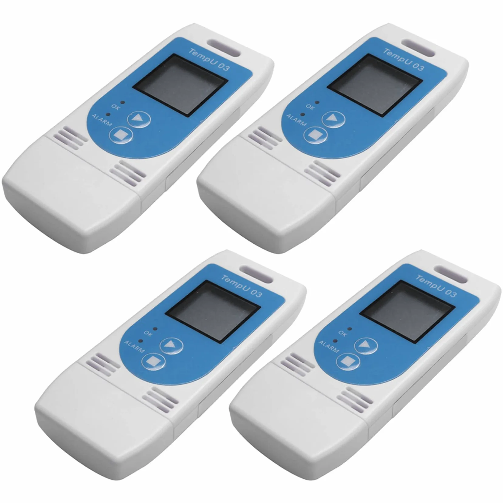 4X Registrador de Datos de Temperatura Y Humedad USB Registrador de Registro de Datos RH TEMP