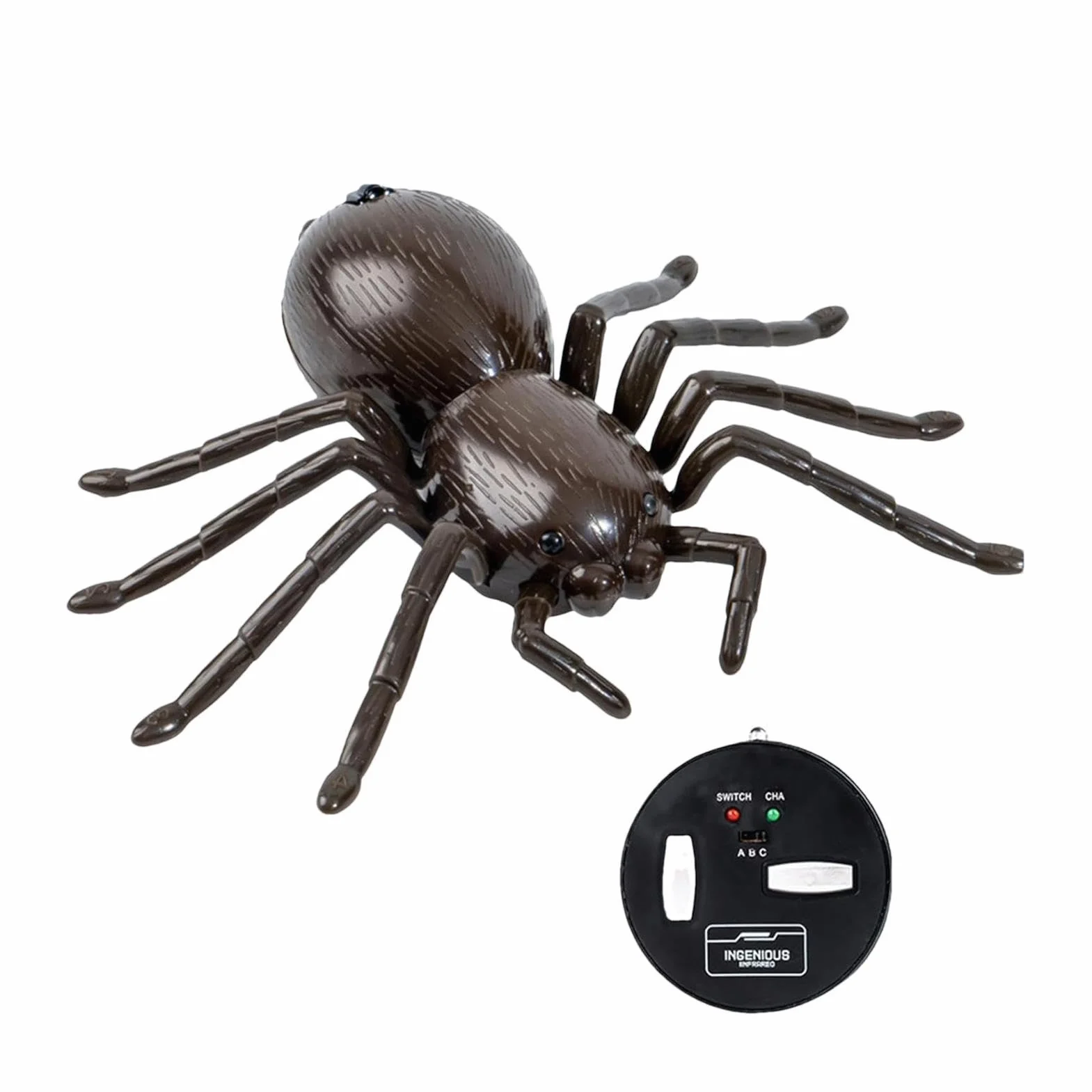 Control remoto Tarantula LED con patas móviles, animal robótico inalámbrico con ojos de escaneo rápido