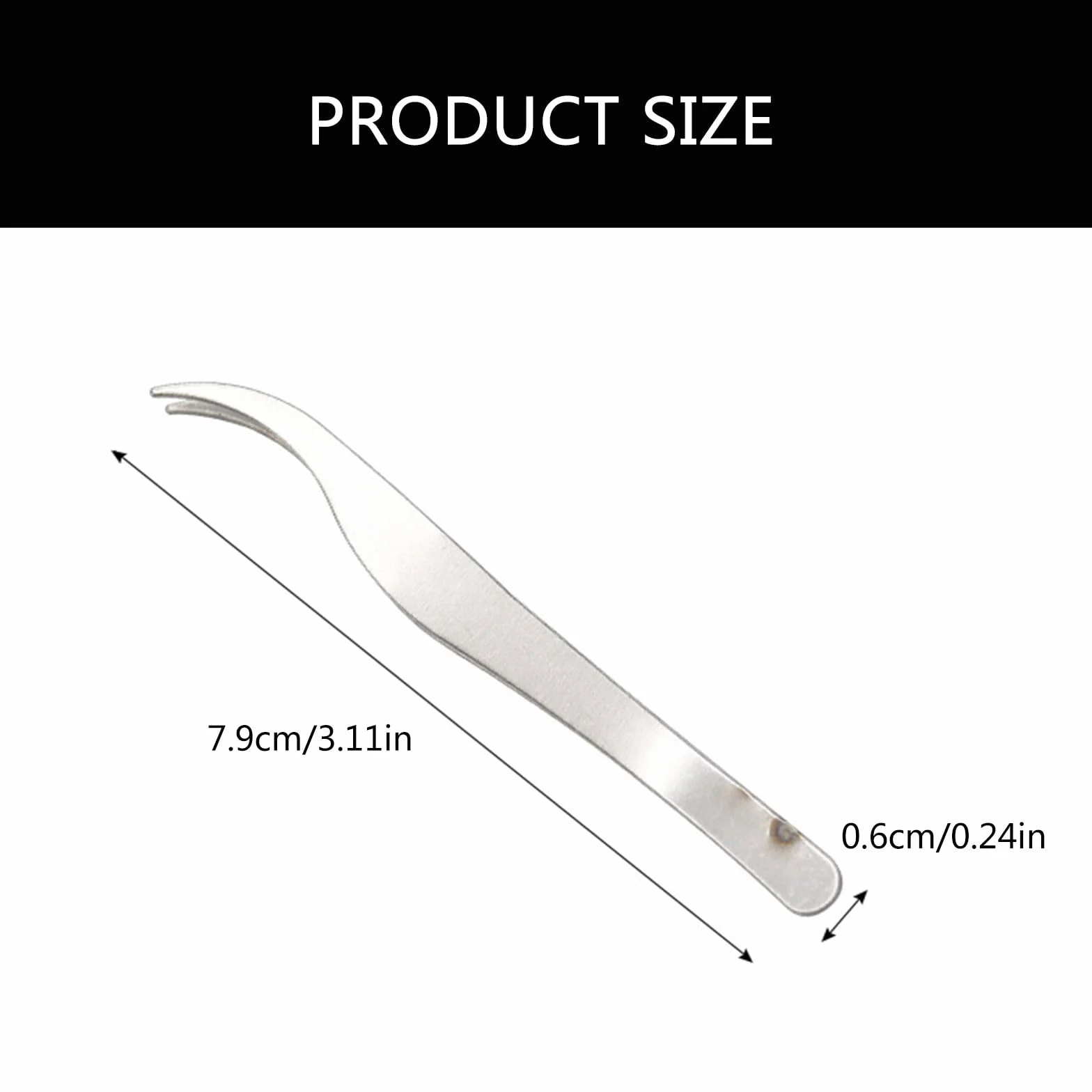 Pinzas de acero inoxidable 5 piezas para eliminación de astillas y cuidado de cejas, herramienta de belleza profesional