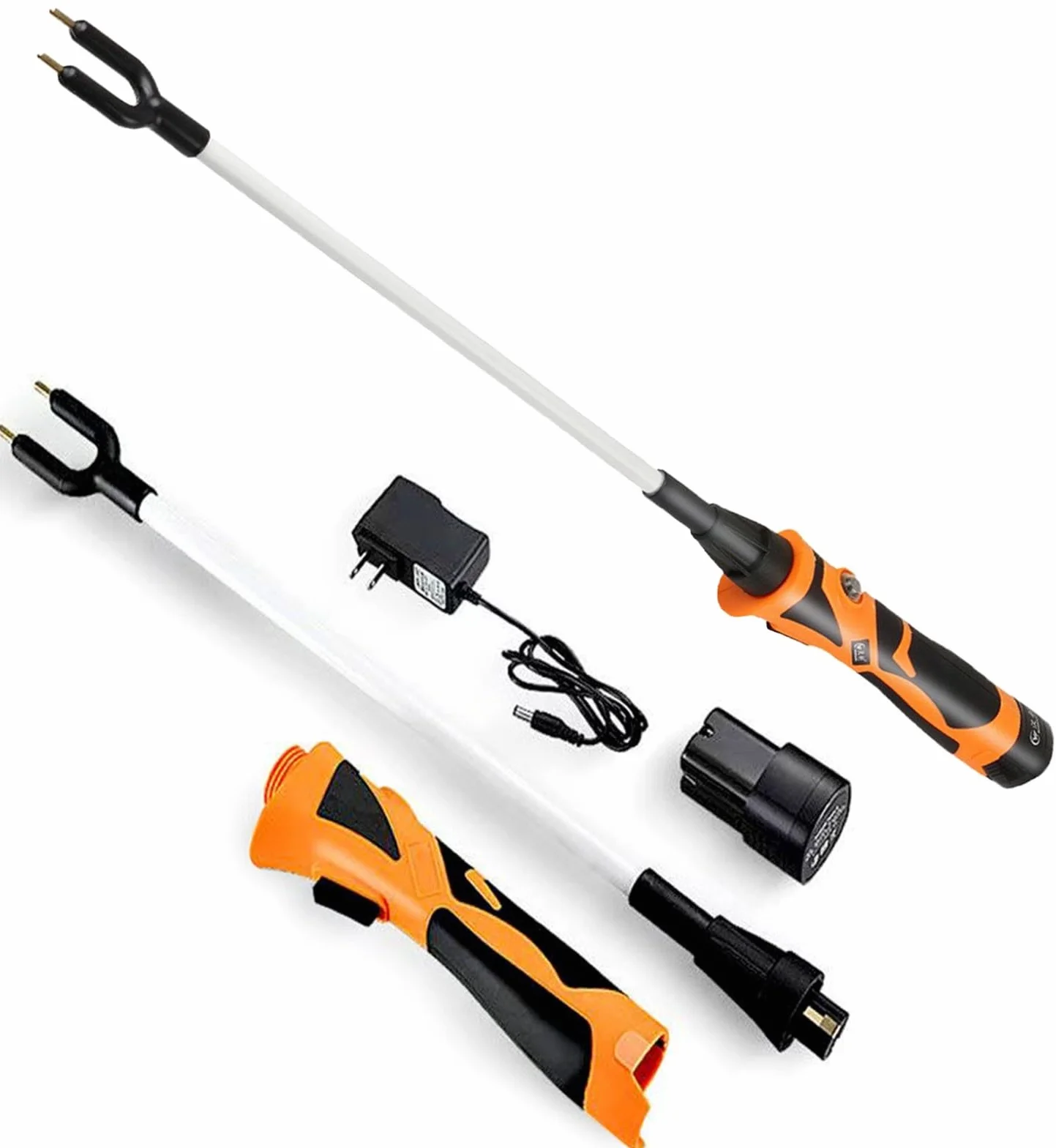 Picana Eléctrica,Herramienta para Dirigir Cerdos,Impermeable para Ganado Porcino Y Bovino,Manejo Sencillo, Granjas Pequeñas Medianas,Repelente De Animales,Látigo para Cerdos 86cm