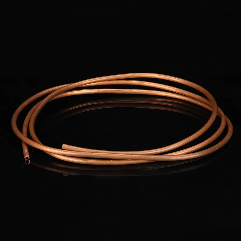 Tubo De Cobre Flexible 2 M T2 Refrigeración OD 6 MM ID 4 MM