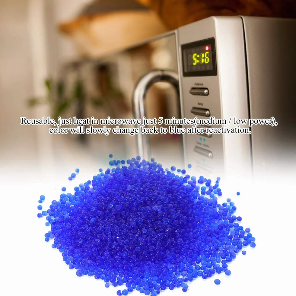 MAGT Perlas de Gel de Sílice Desecante Reutilizable 530g para Cámara, Microscopio