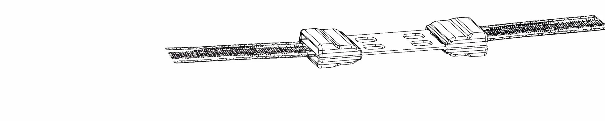 AKO pastos Cinta Conector Litz Clip 20 mm Acero Inoxidable 5 Unidades