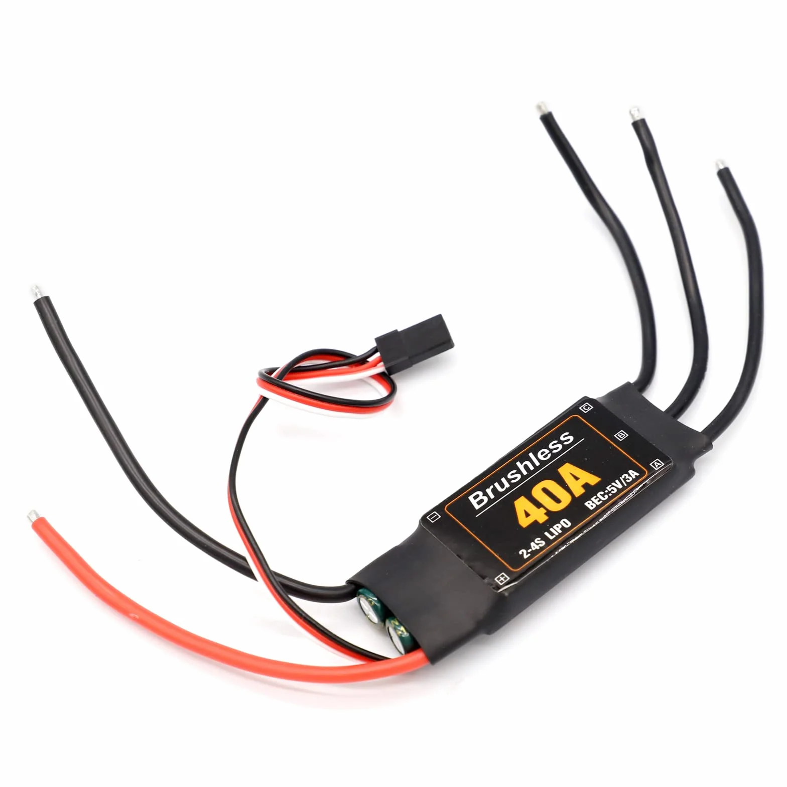RUIZHI 40A ESC 2-4S Brushless Speed Controller 5V 3A BEC for RC Airplane Drone Helicopter