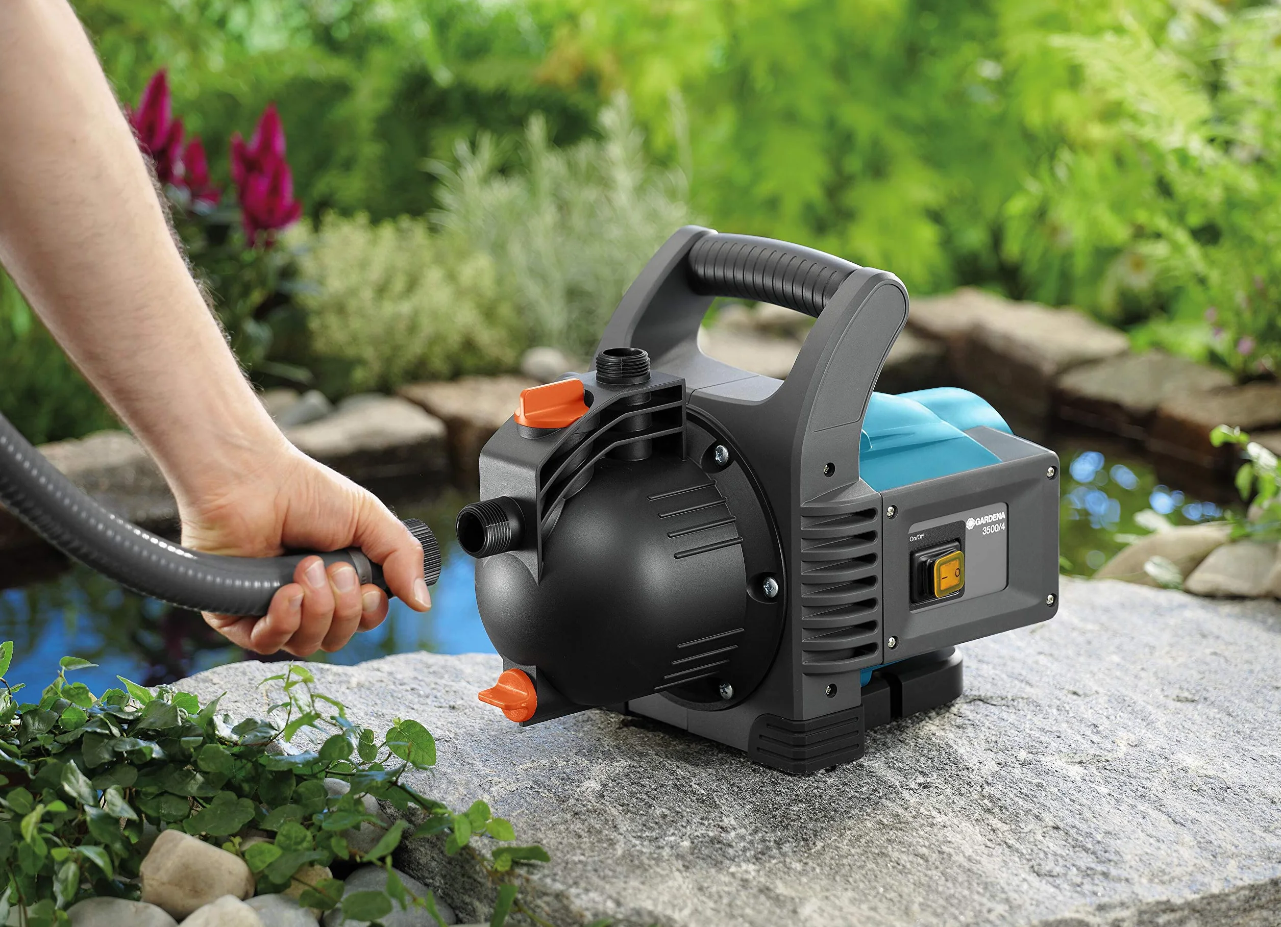 Gardena Bomba de riego duradera para uso en exterior, Estándar, 3600 l/h